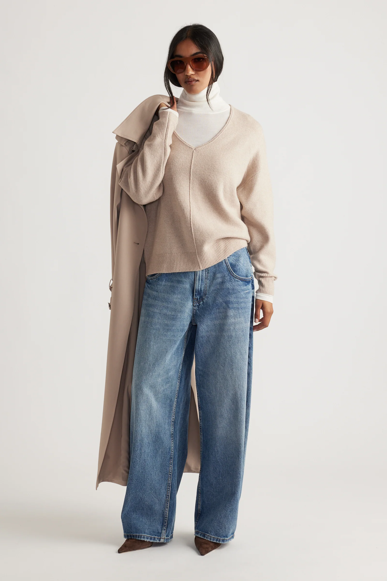 Demi Seam Detail Knit Jumper