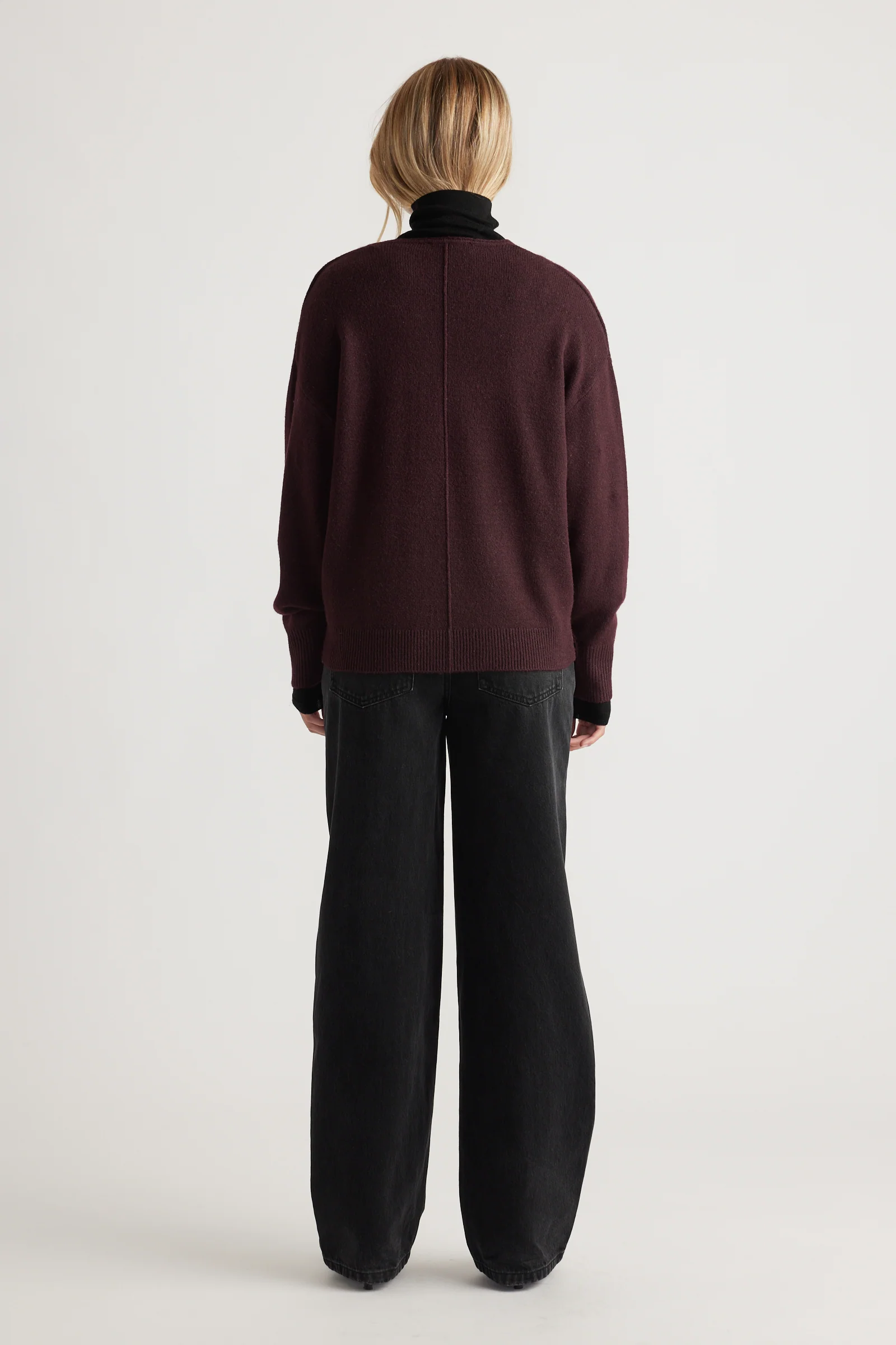 Demi Seam Detail Knit Jumper - Image 3