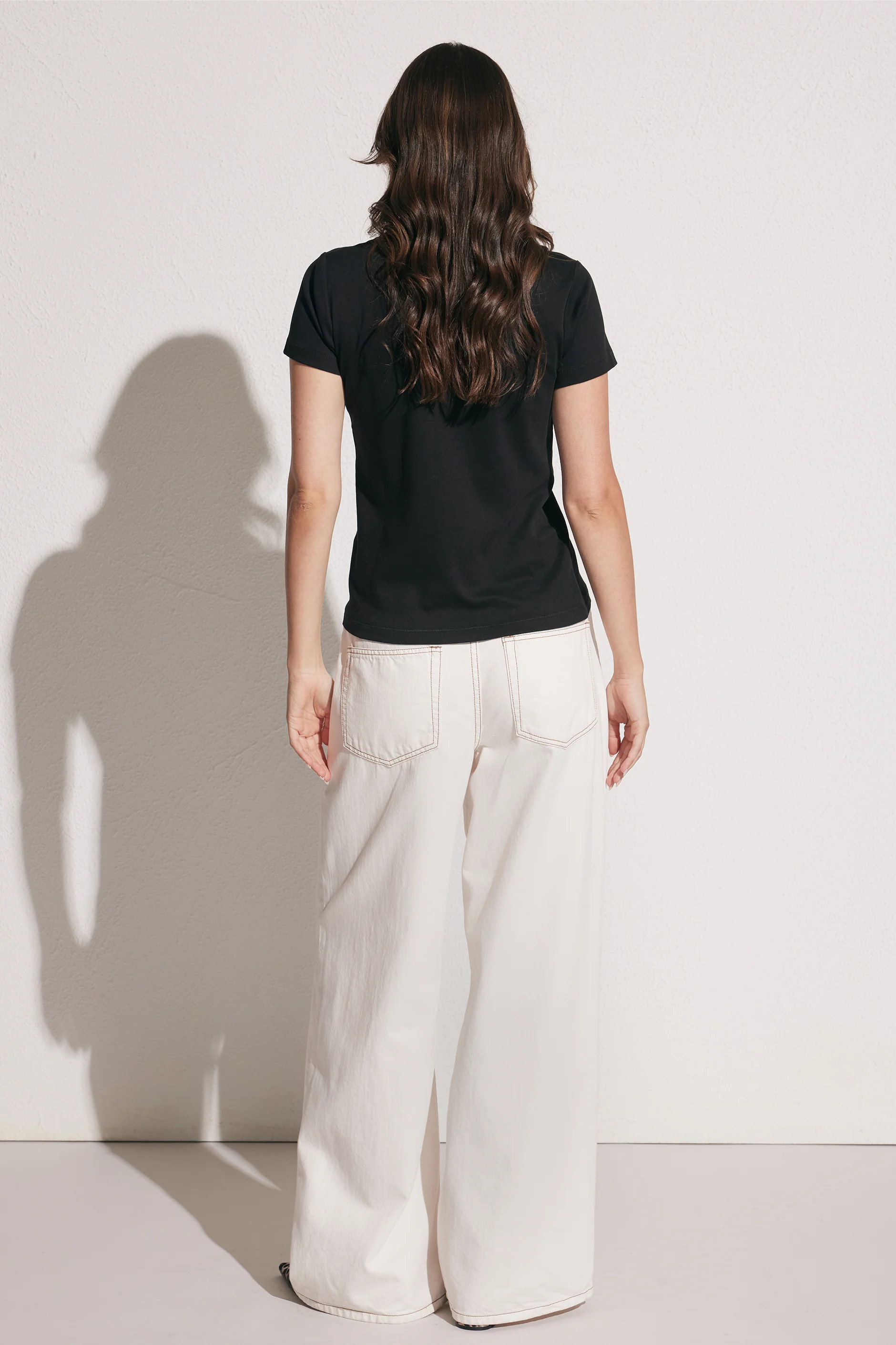 Ebony Crew Neck Tee - Image 3