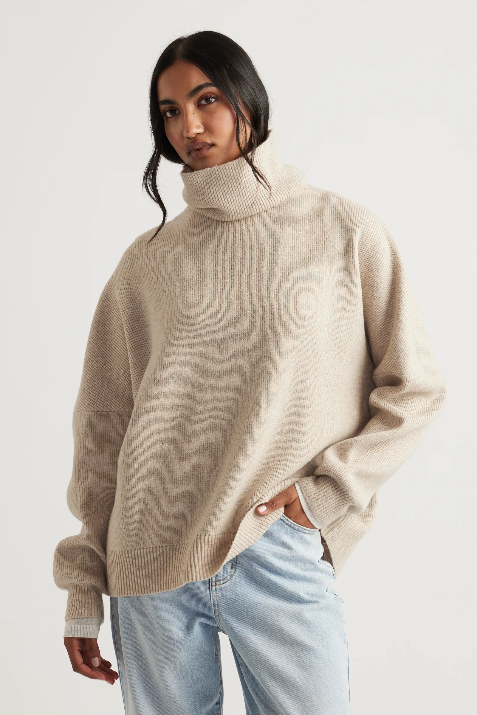Edie Roll Neck Knit Jumper - Image 2