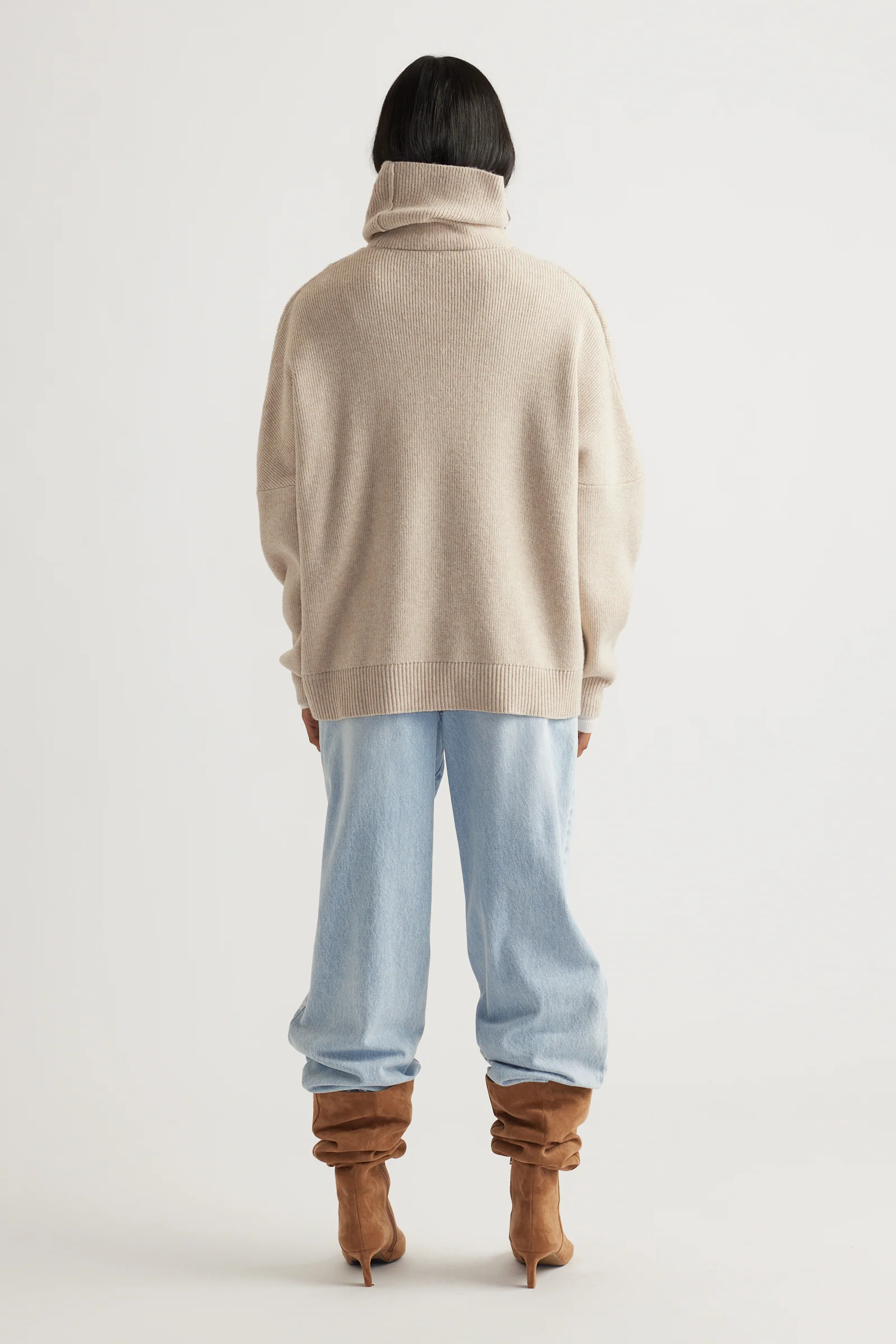 Edie Roll Neck Knit Jumper - Image 3