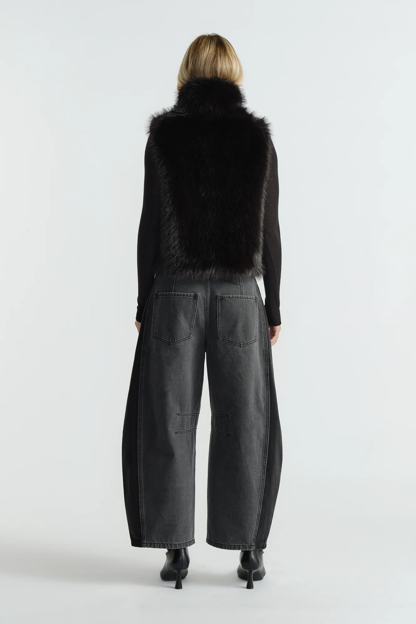 Suki Faux Fur Gilet - Image 3