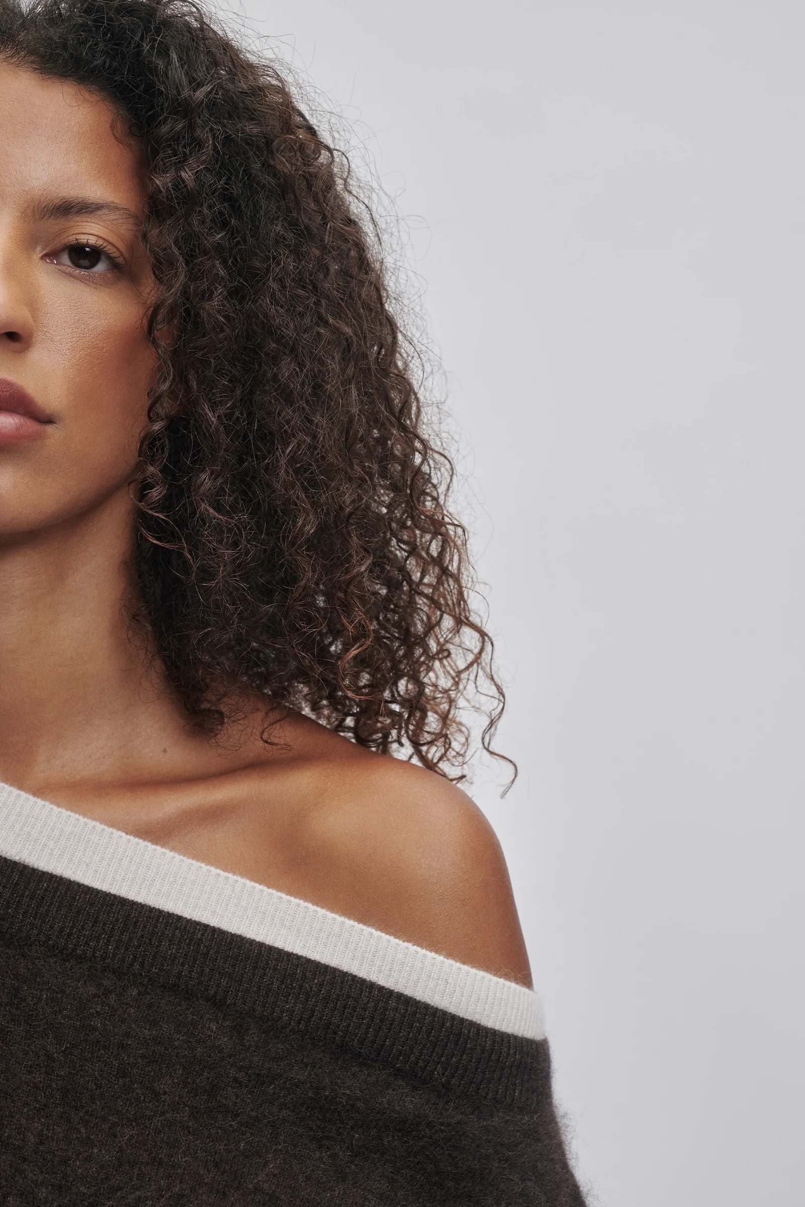 Elle Drop Shoulder Wool Jumper - Image 4