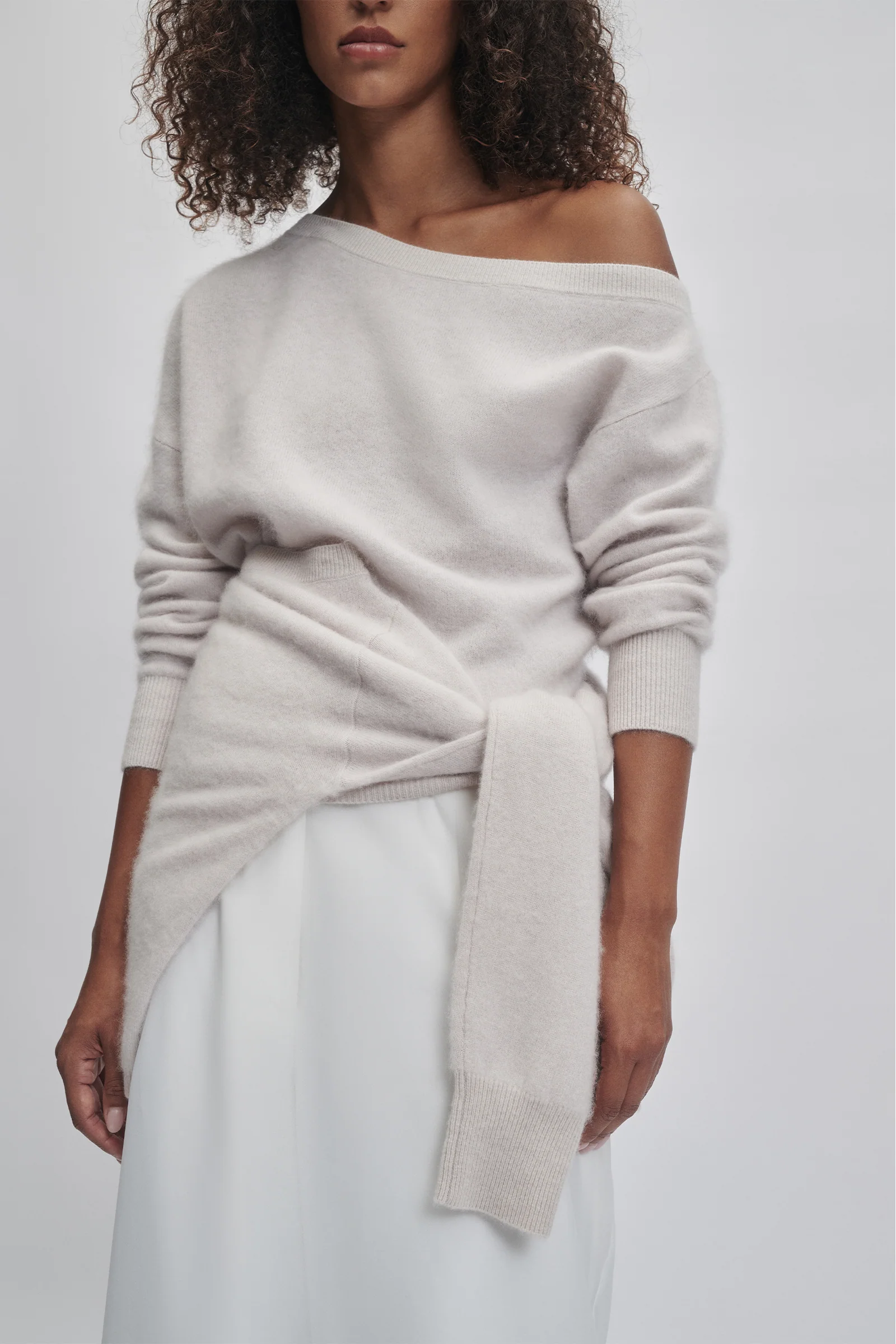Elle Drop Shoulder Wool Jumper - Image 4