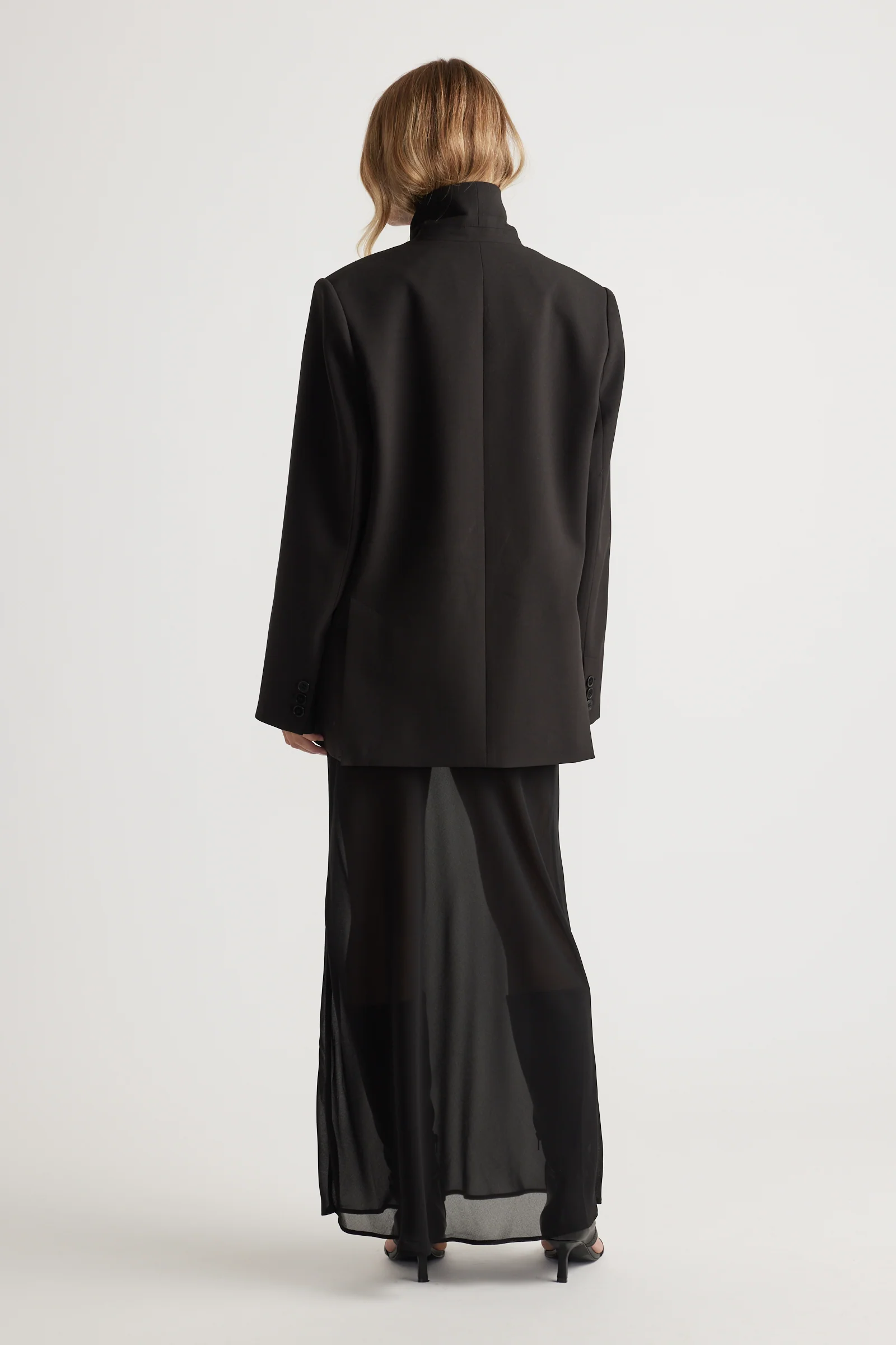 Faye Sheer Maxi Skirt - Image 3