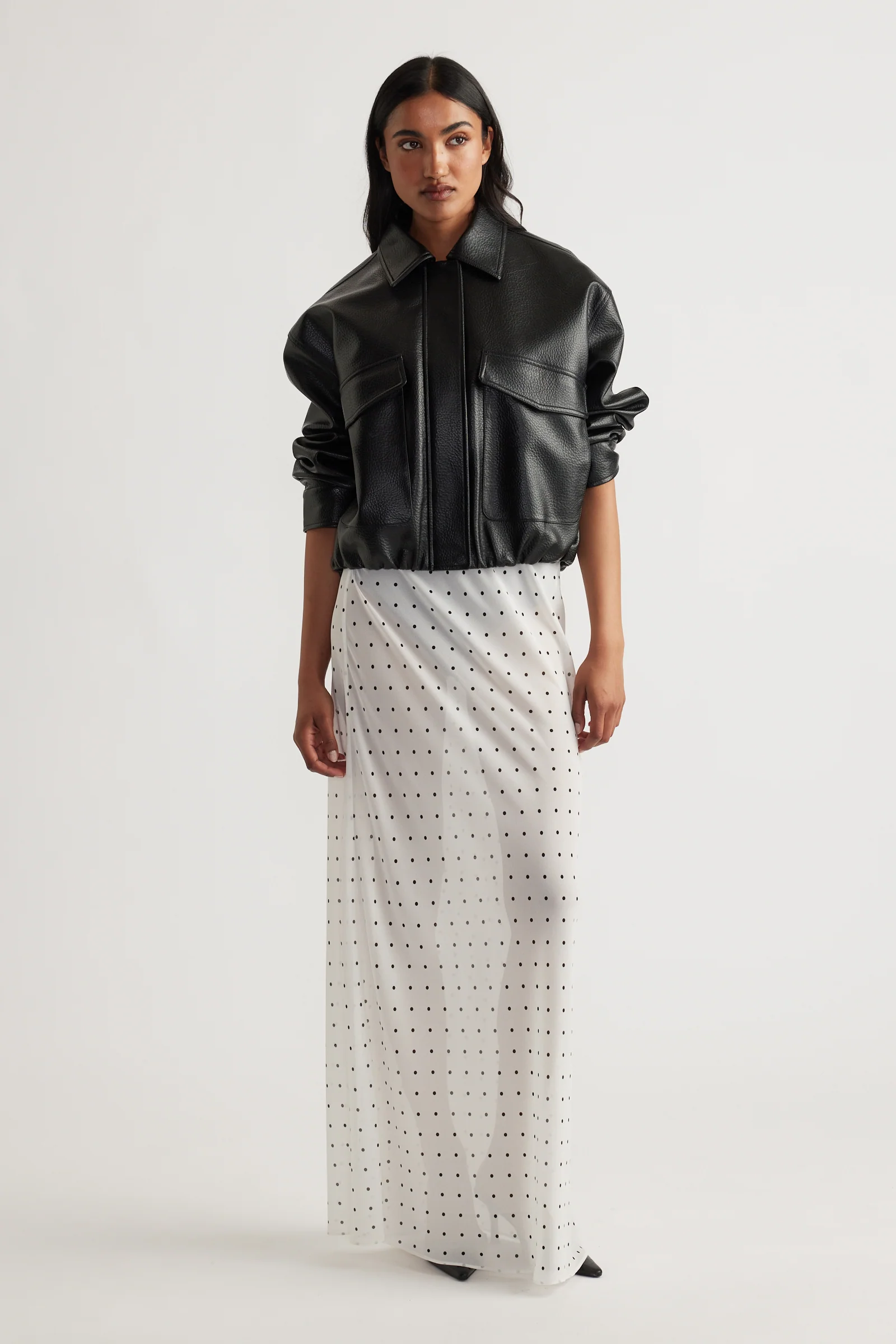 Faye Sheer Maxi Skirt
