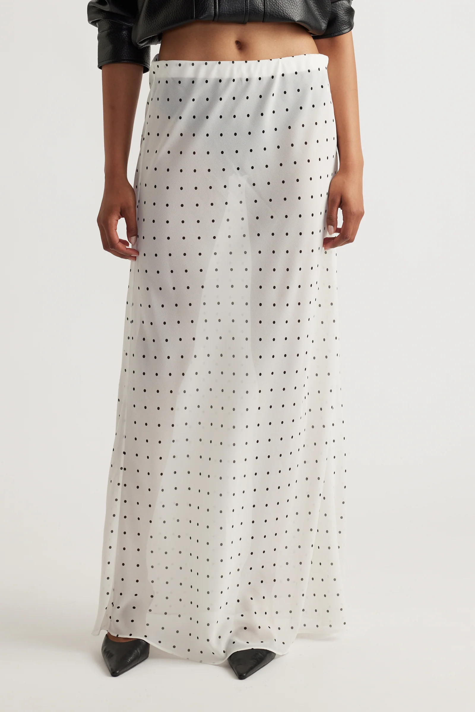 Faye Sheer Maxi Skirt - Image 2