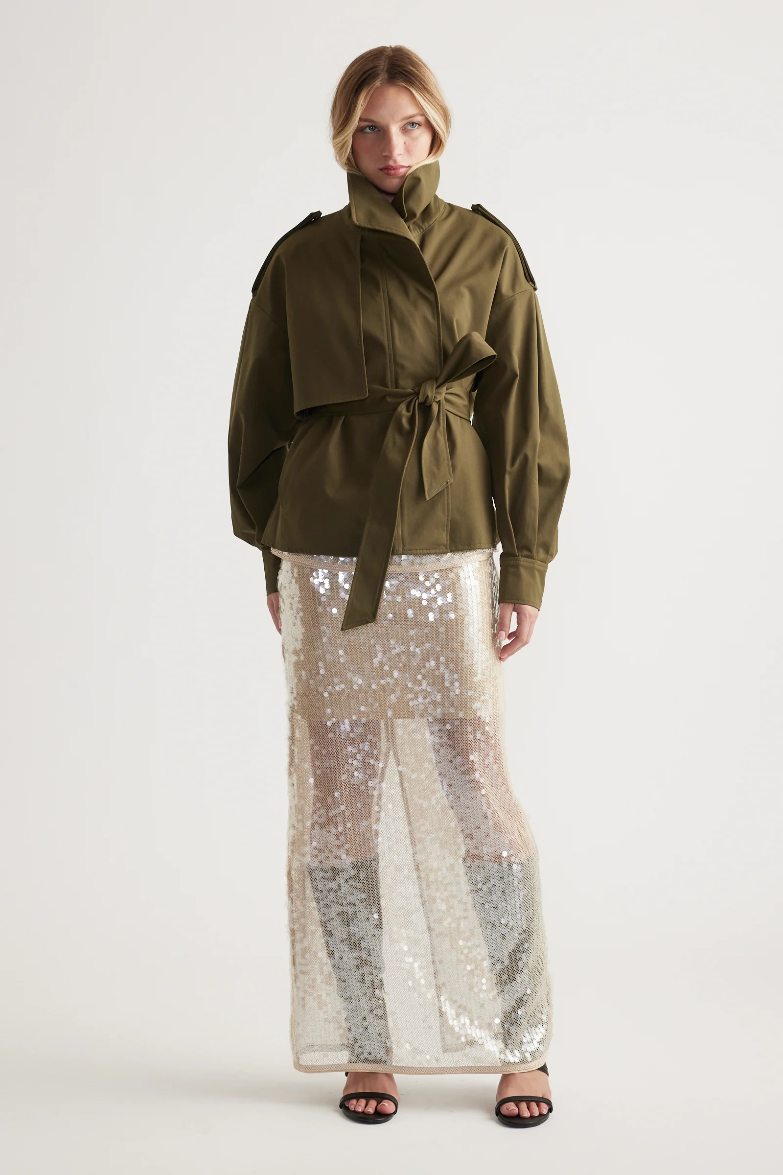 Frankie Sequin Maxi Skirt