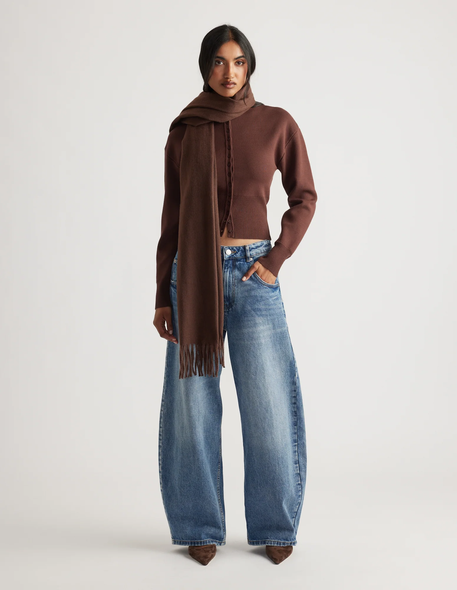Gemma Solid Scarf - Image 2