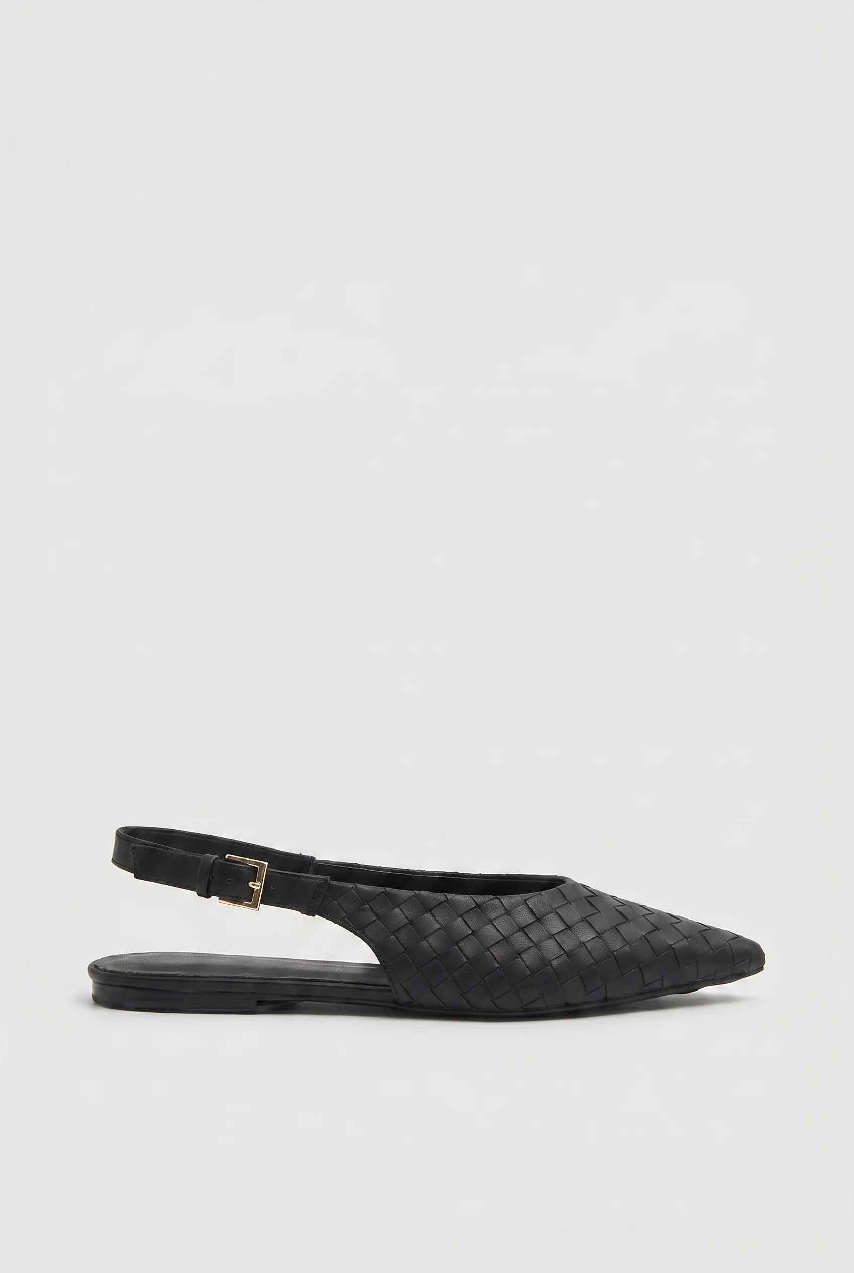 Gemma Weave Slingback Flats