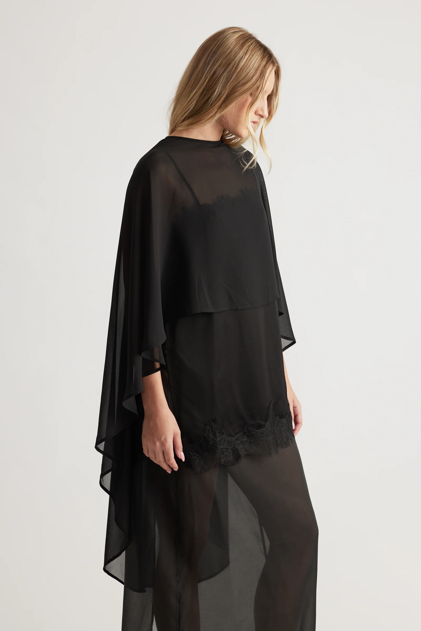 Georgette Cape Top - Image 2