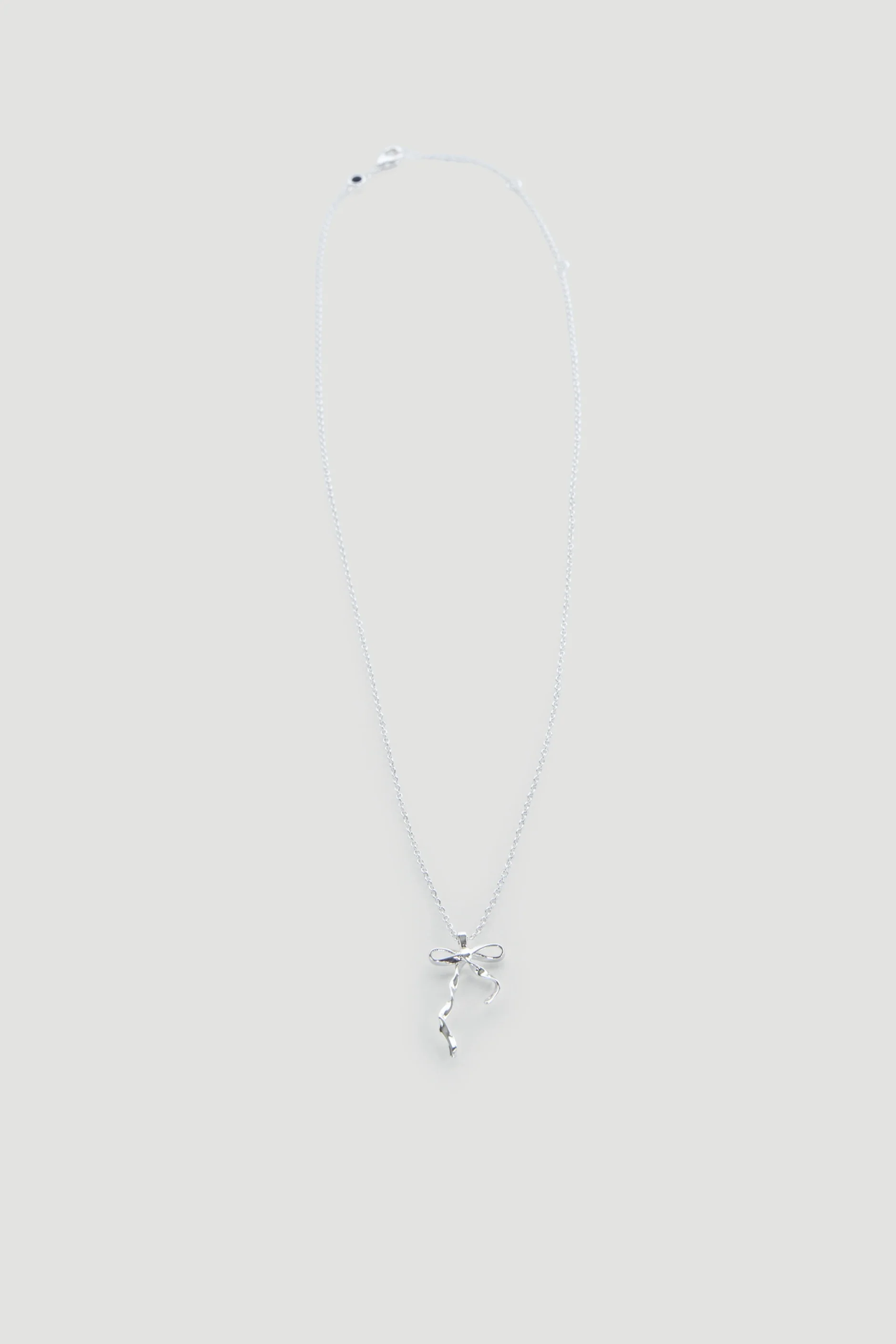 Girls 9ct Bow Necklace