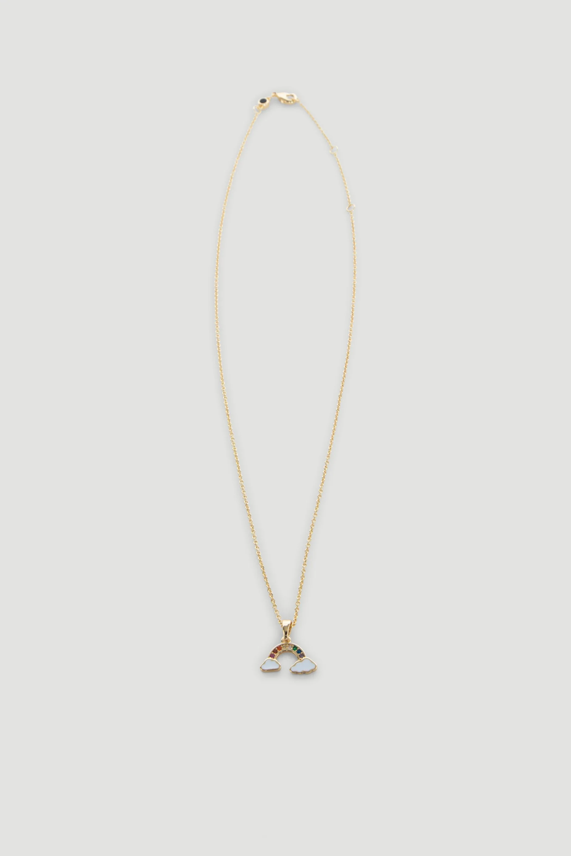 Girls 9ct Rainbow Necklace - Image 2