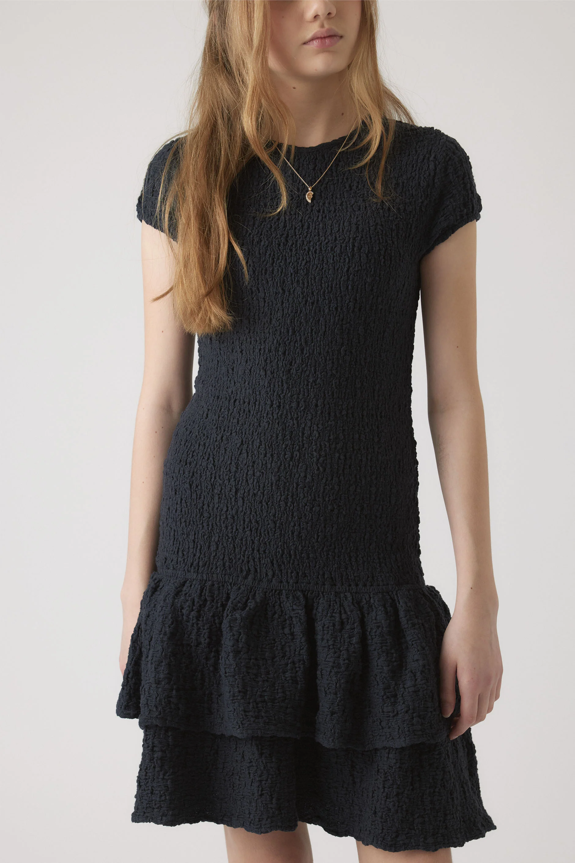 Girls Alessia Shirred Dress - Image 2