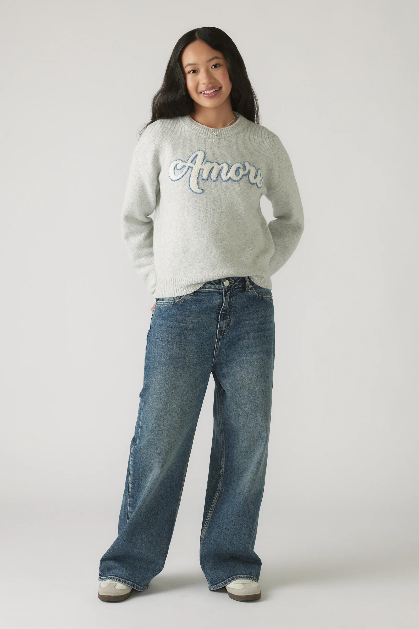 Girls Amore Crew Knit