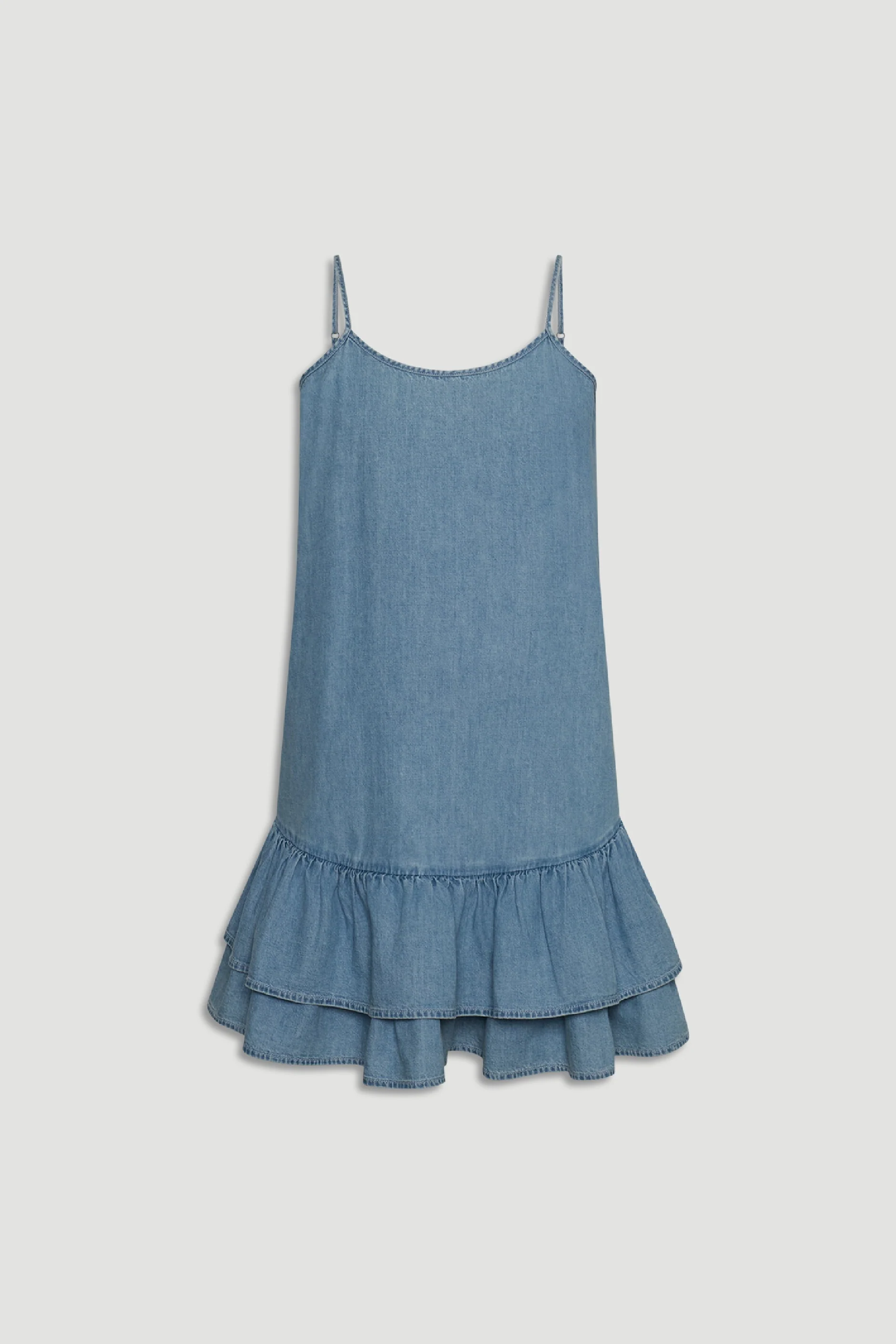 Girls Ashley Denim Dress - Image 4