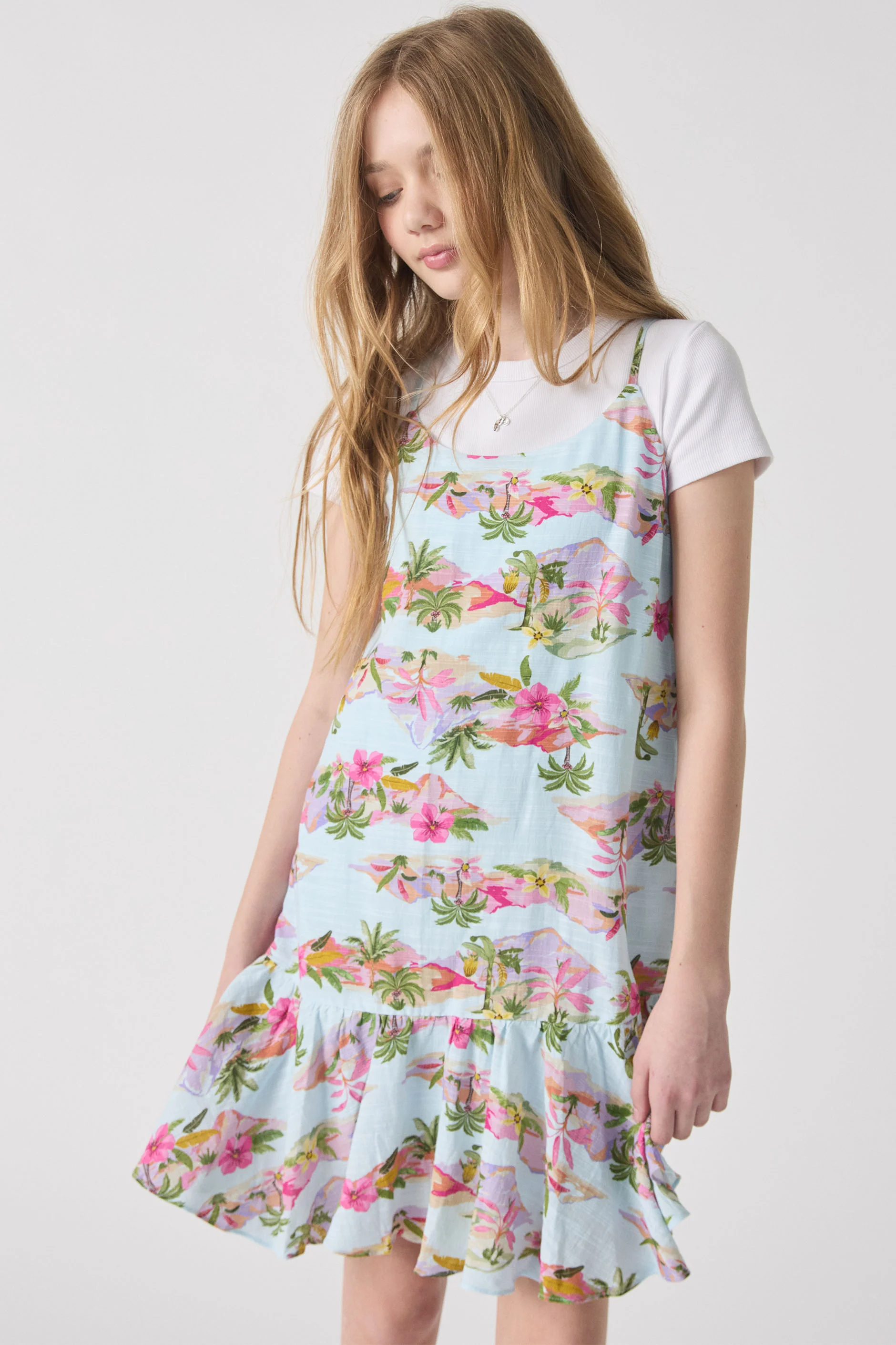 Girls Ashley Strappy Dress - Image 2