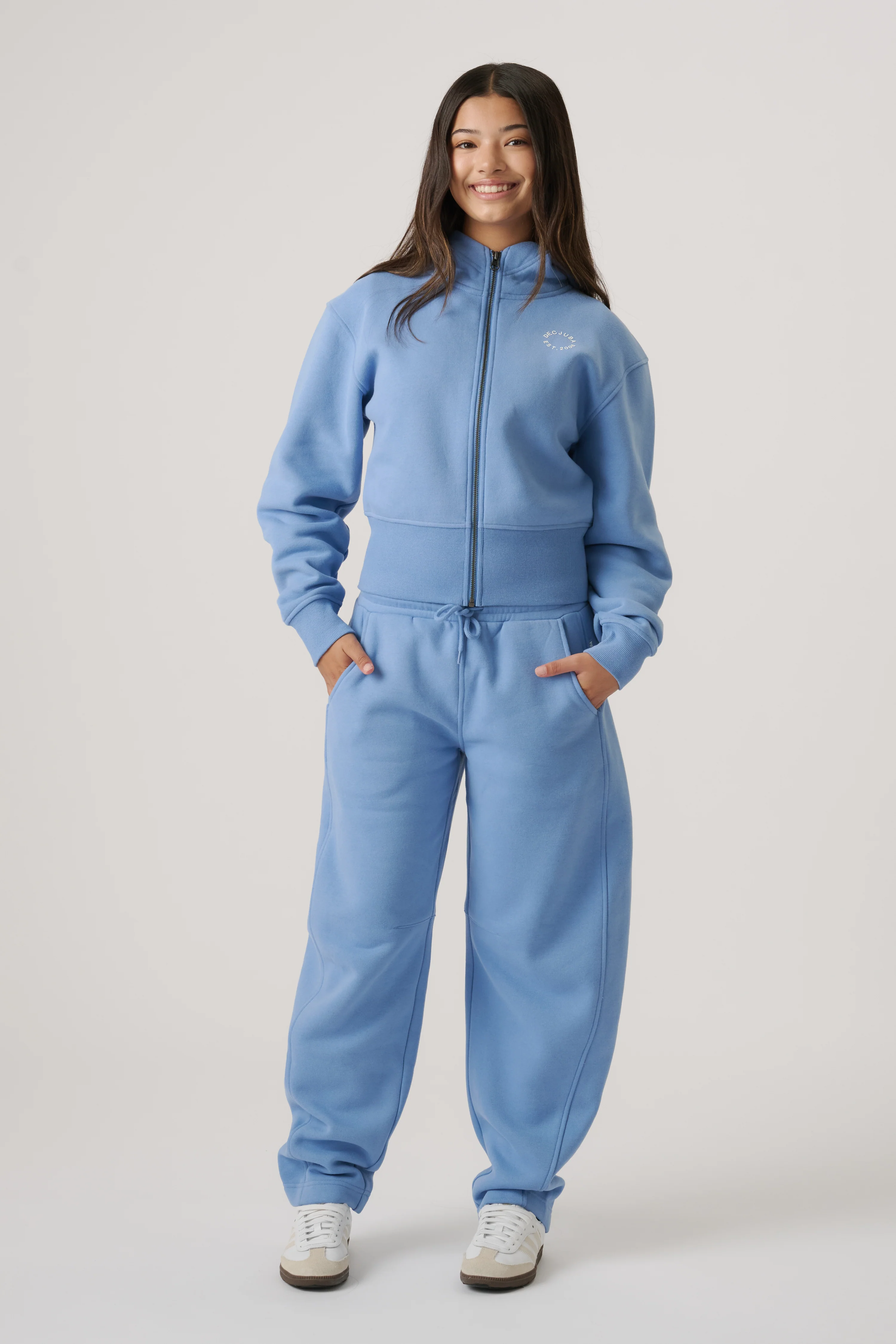 Girls Barrel Leg Trackpants