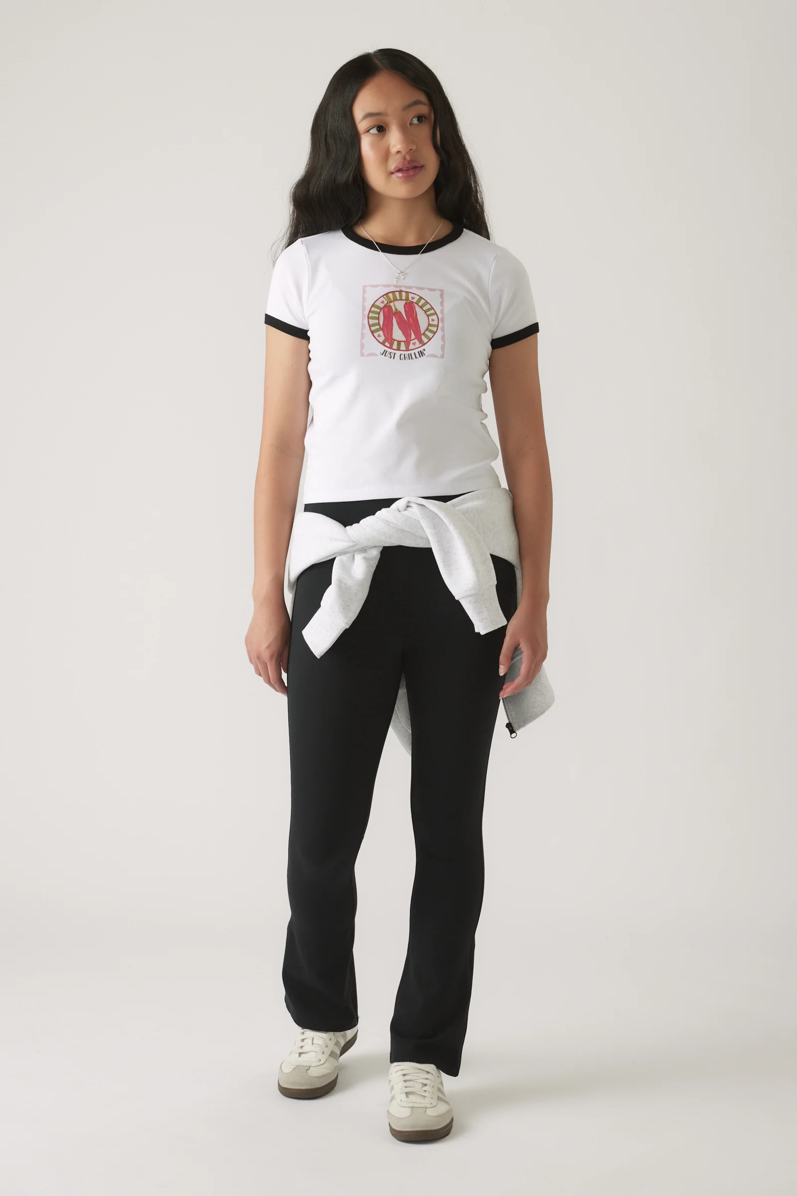 Girls Chillies Ringer Tee