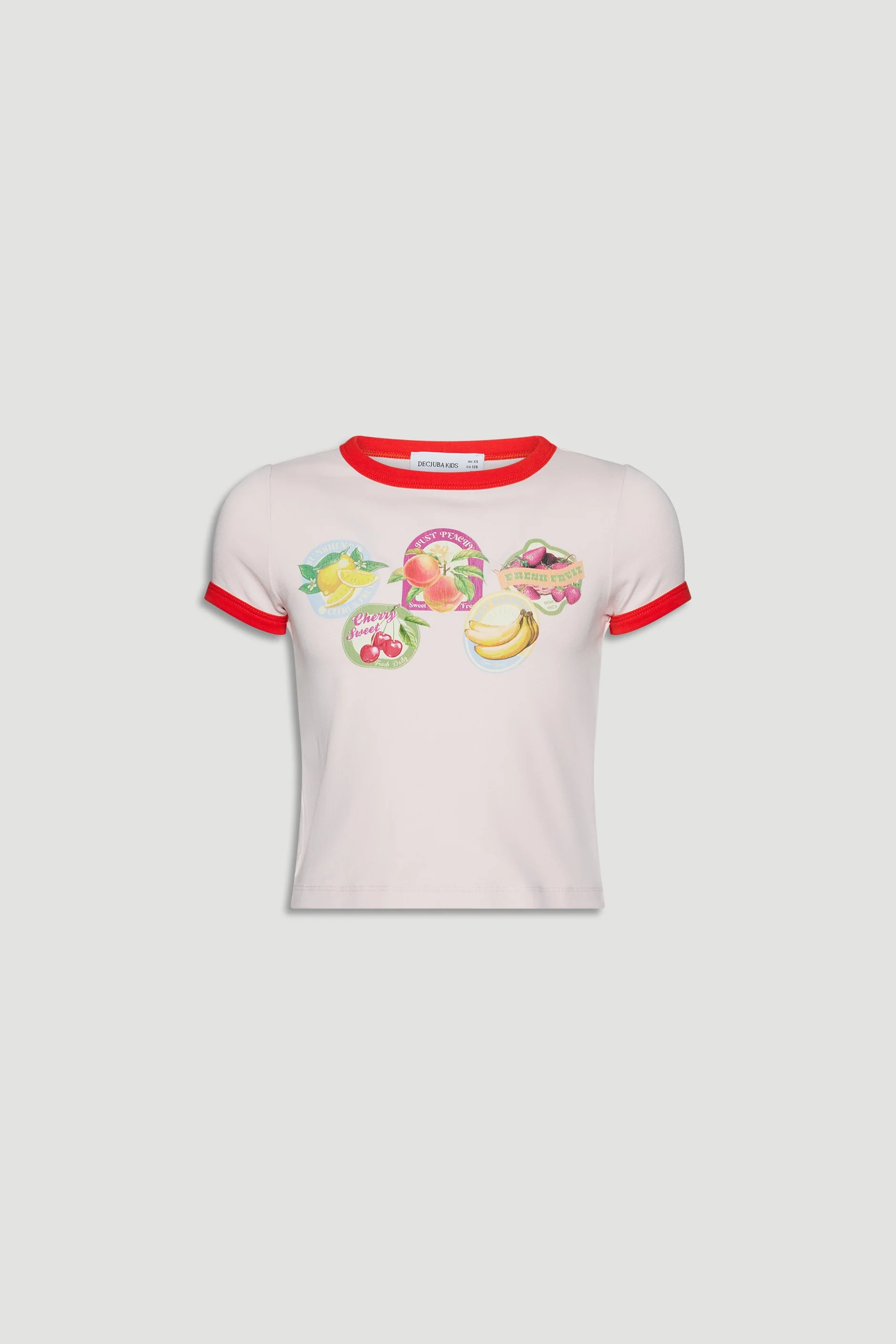 Girls Cropped Ringer Tee - Image 4