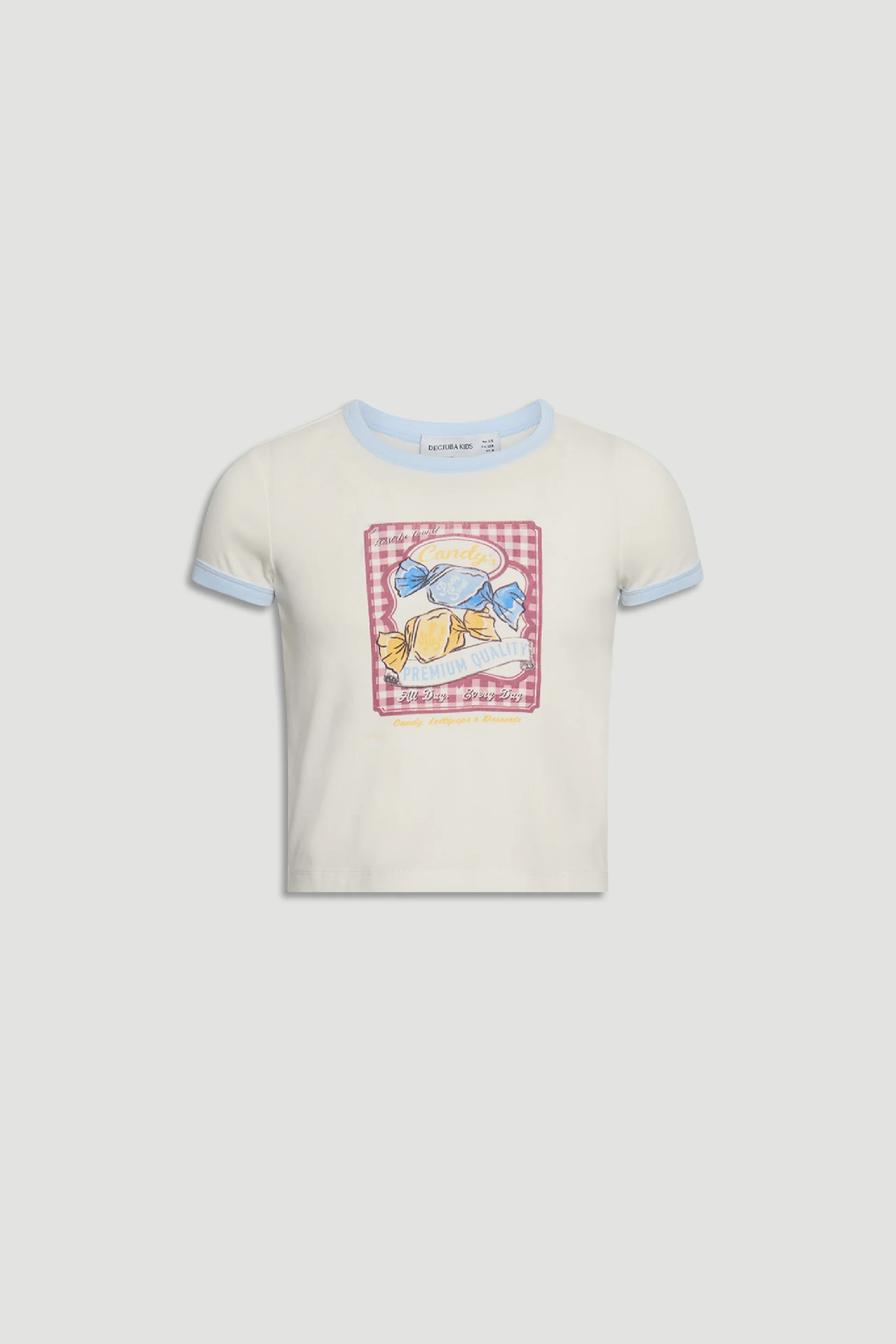 Girls Cropped Ringer Tee - Image 4