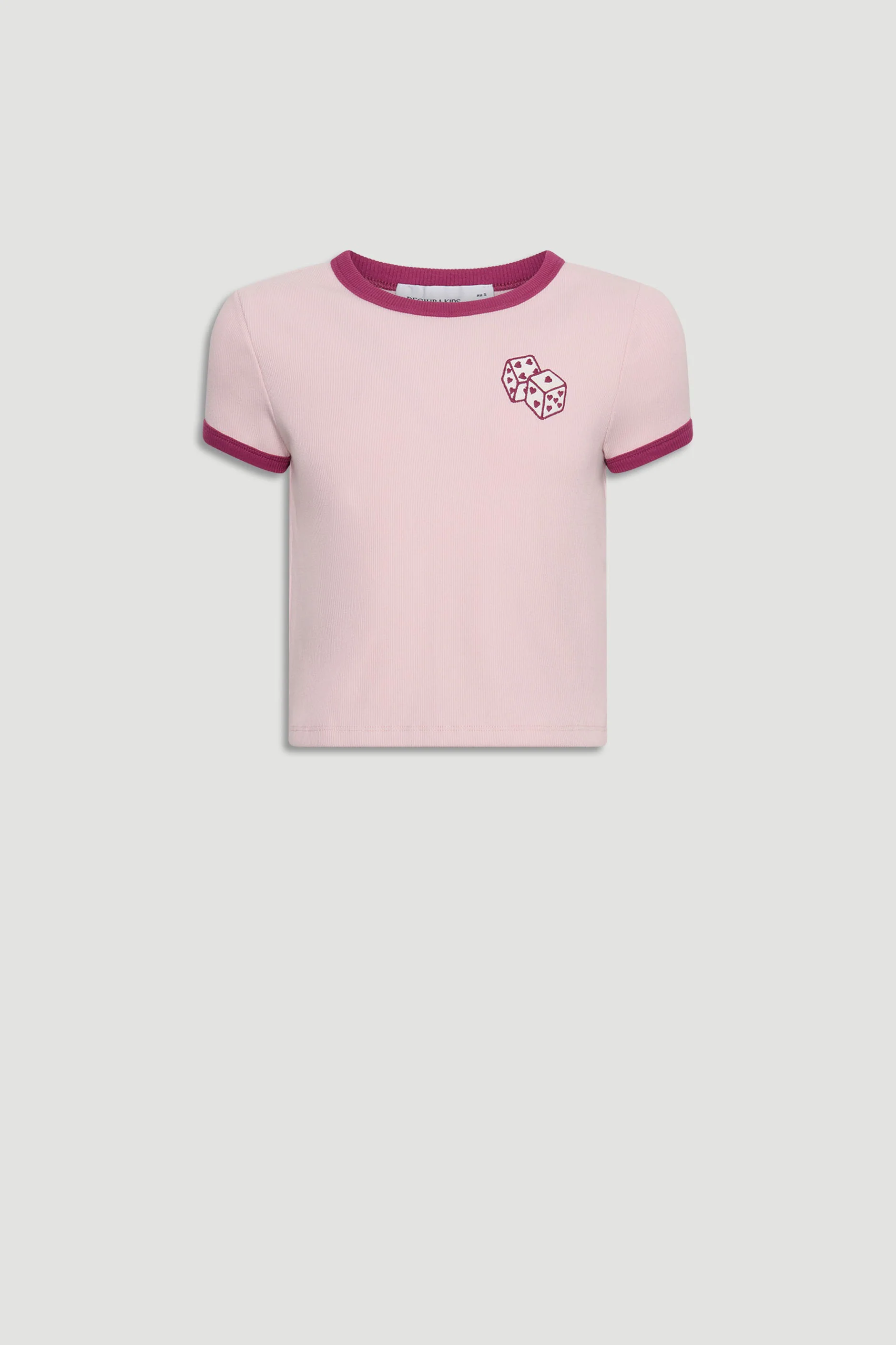 Girls Cropped Ringer Tee - Image 4