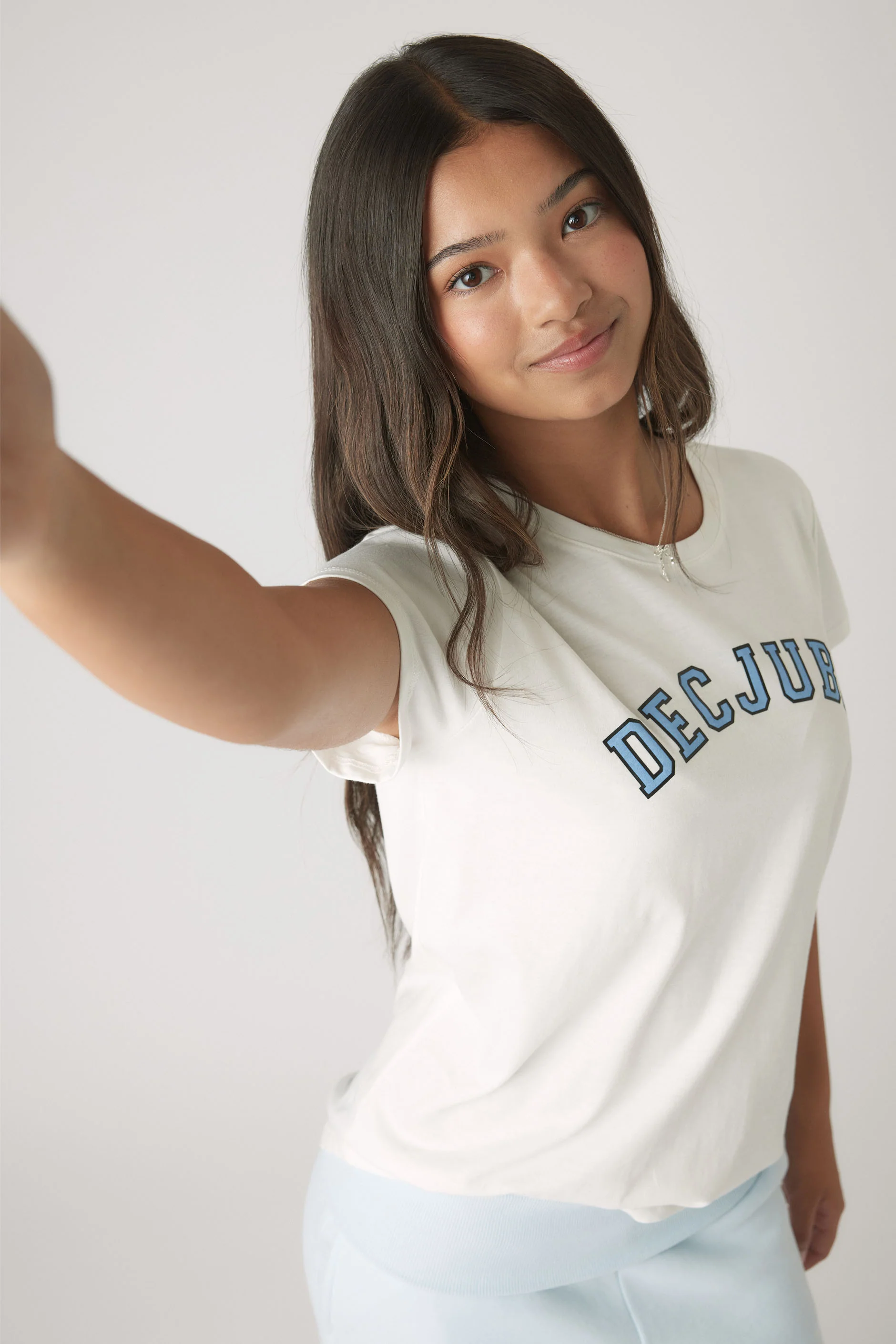 Girls Decjuba Collegiate Tee - Image 4