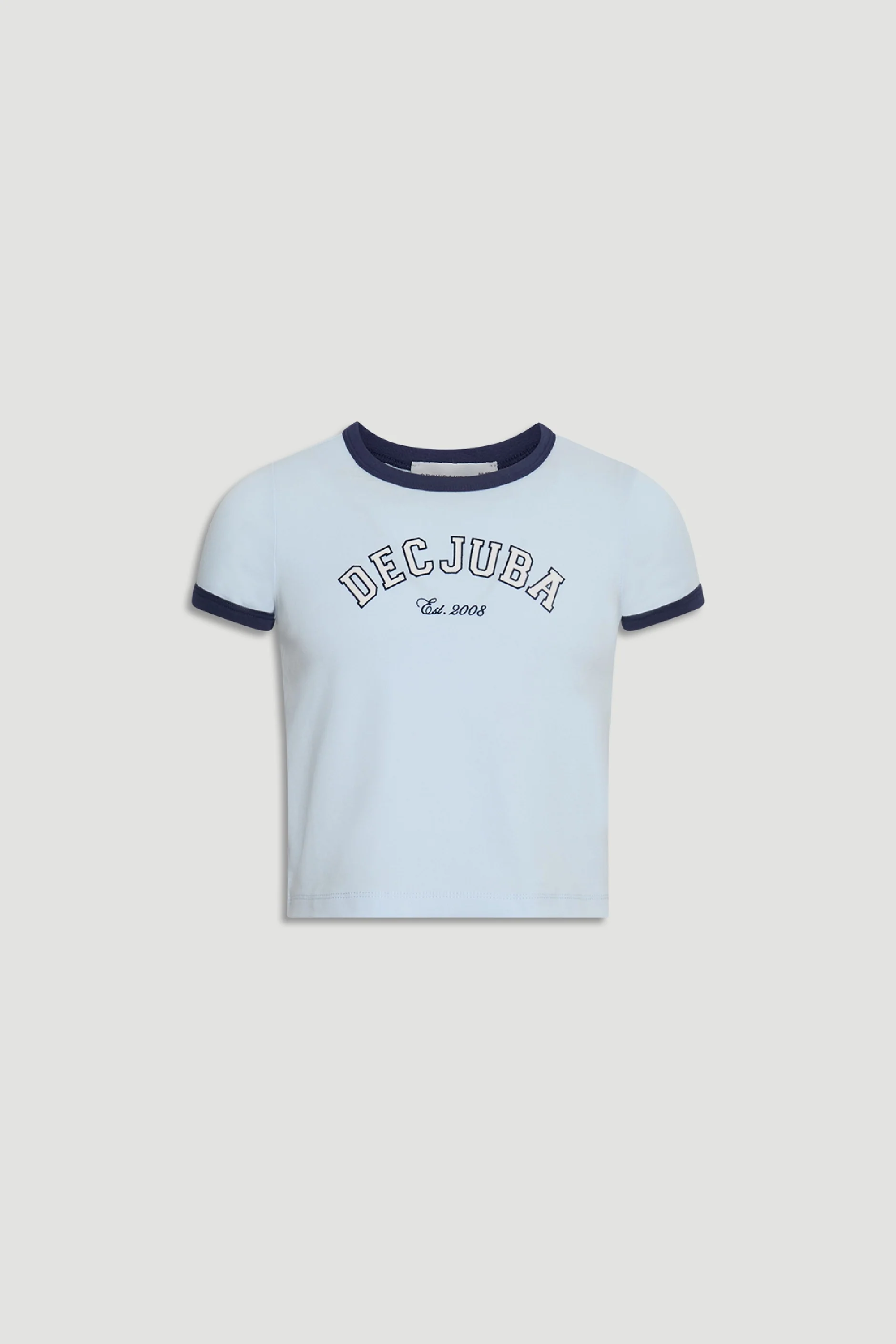 Girls Decjuba Crop Ringer Tee - Image 6