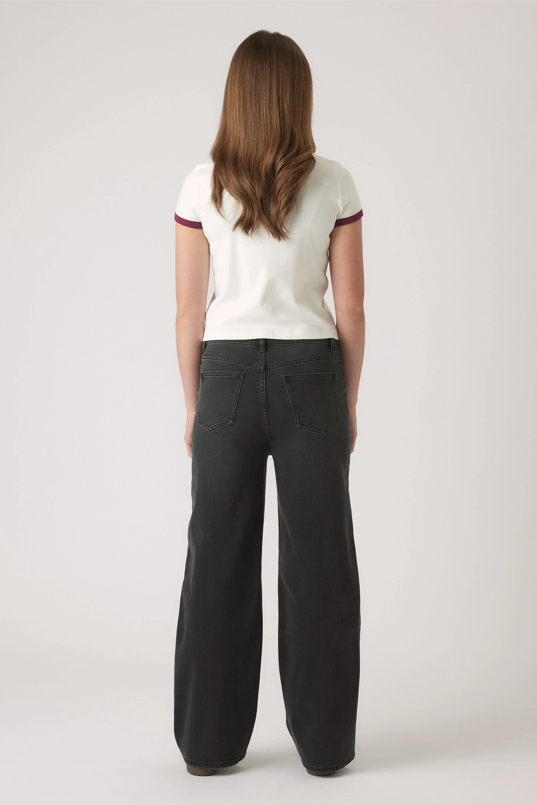 Girls Decjuba Crop Ringer Tee - Image 3