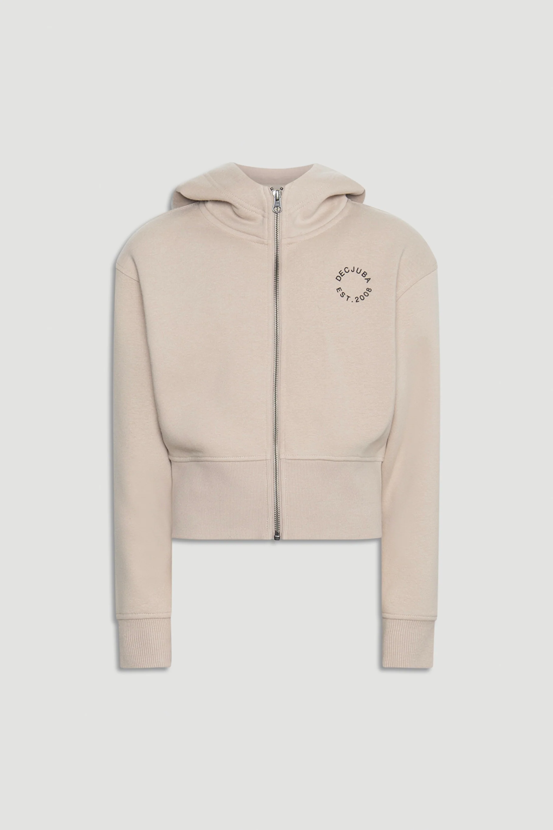 Girls Cropped Zip Hoodie - Image 4