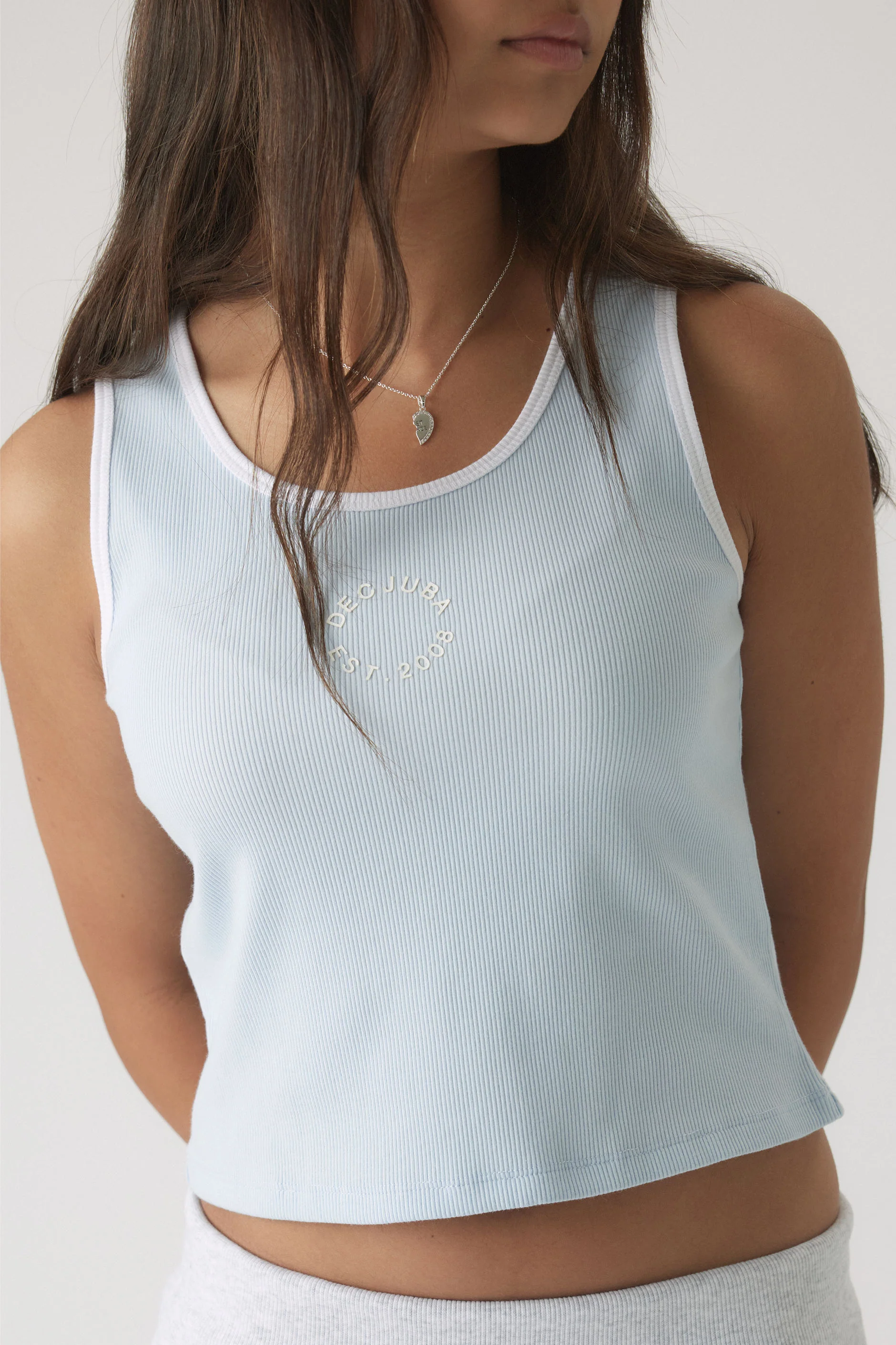 Girls Decjuba Cropped Tank - Image 2