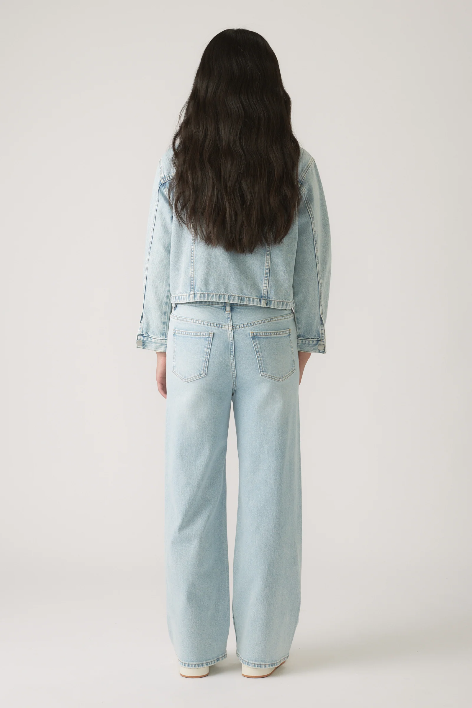 Girls Embellished Denim Jacket - Image 3