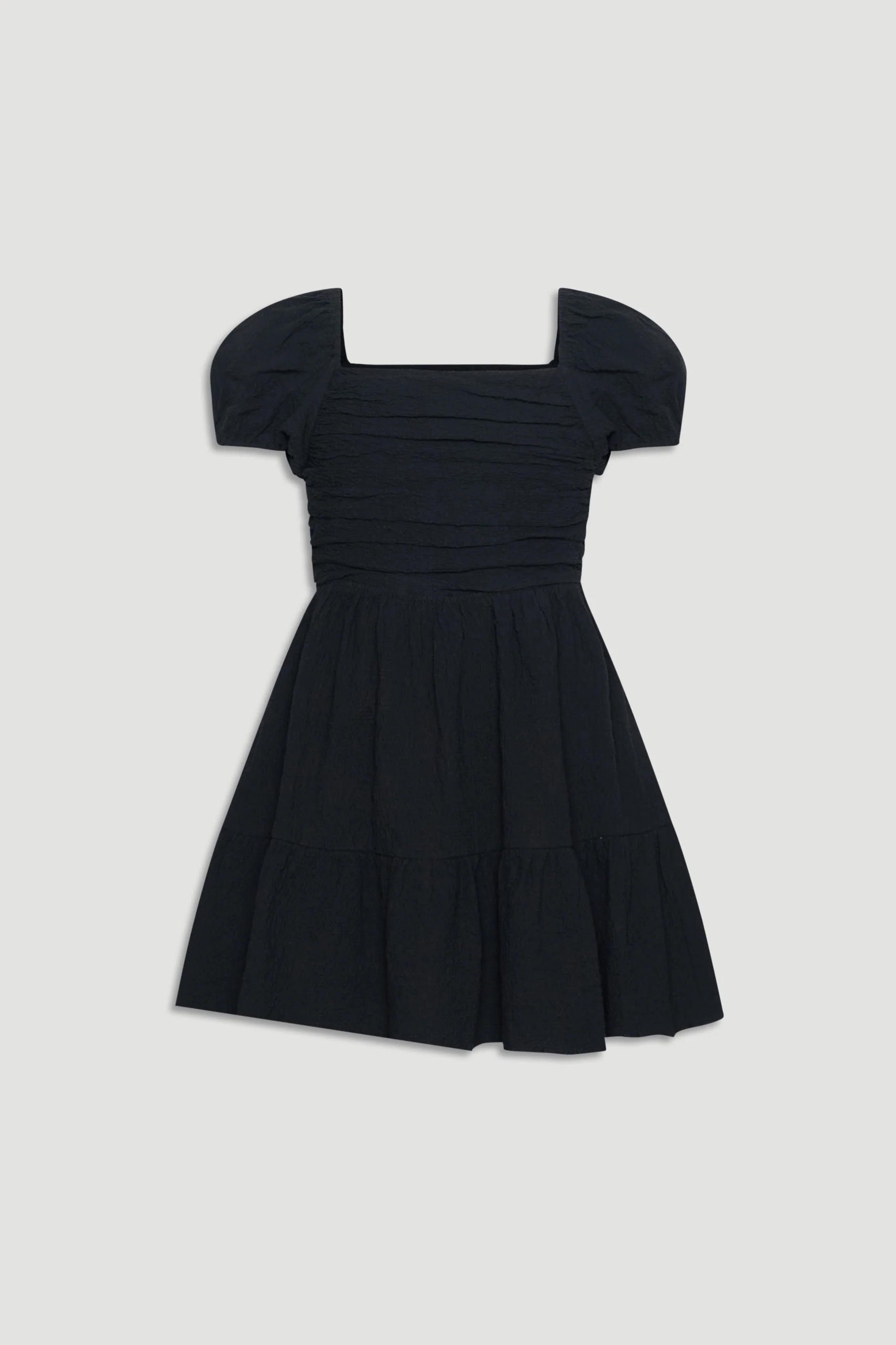 Girls Evie Textured Mini Dress - Image 4