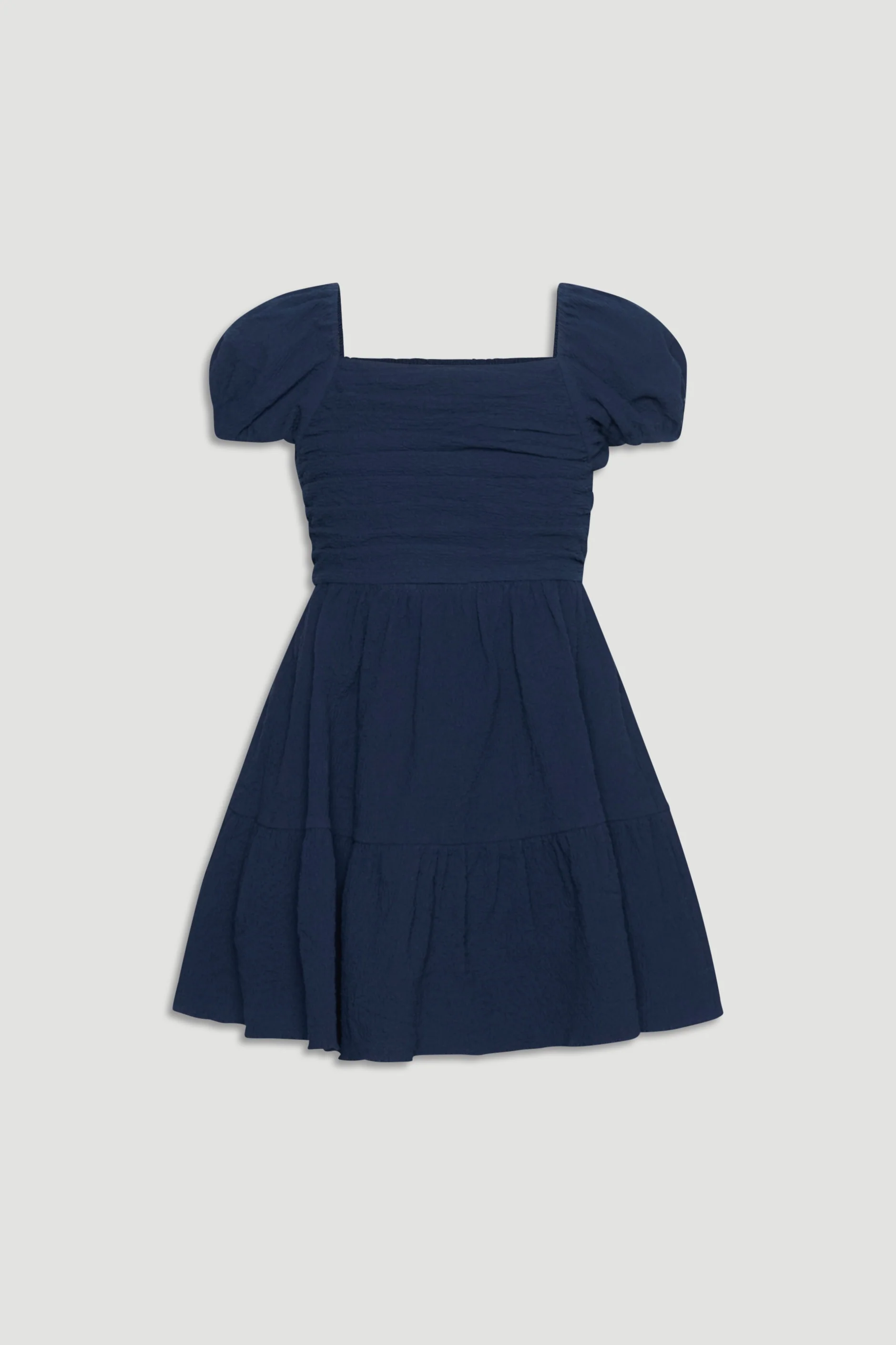 Girls Evie Textured Mini Dress - Image 4