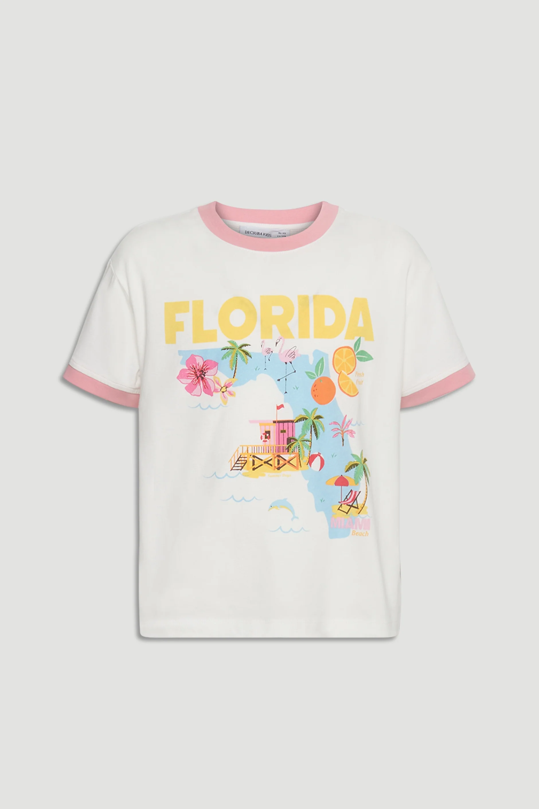 Girls Florida Oversized Tee - Image 5