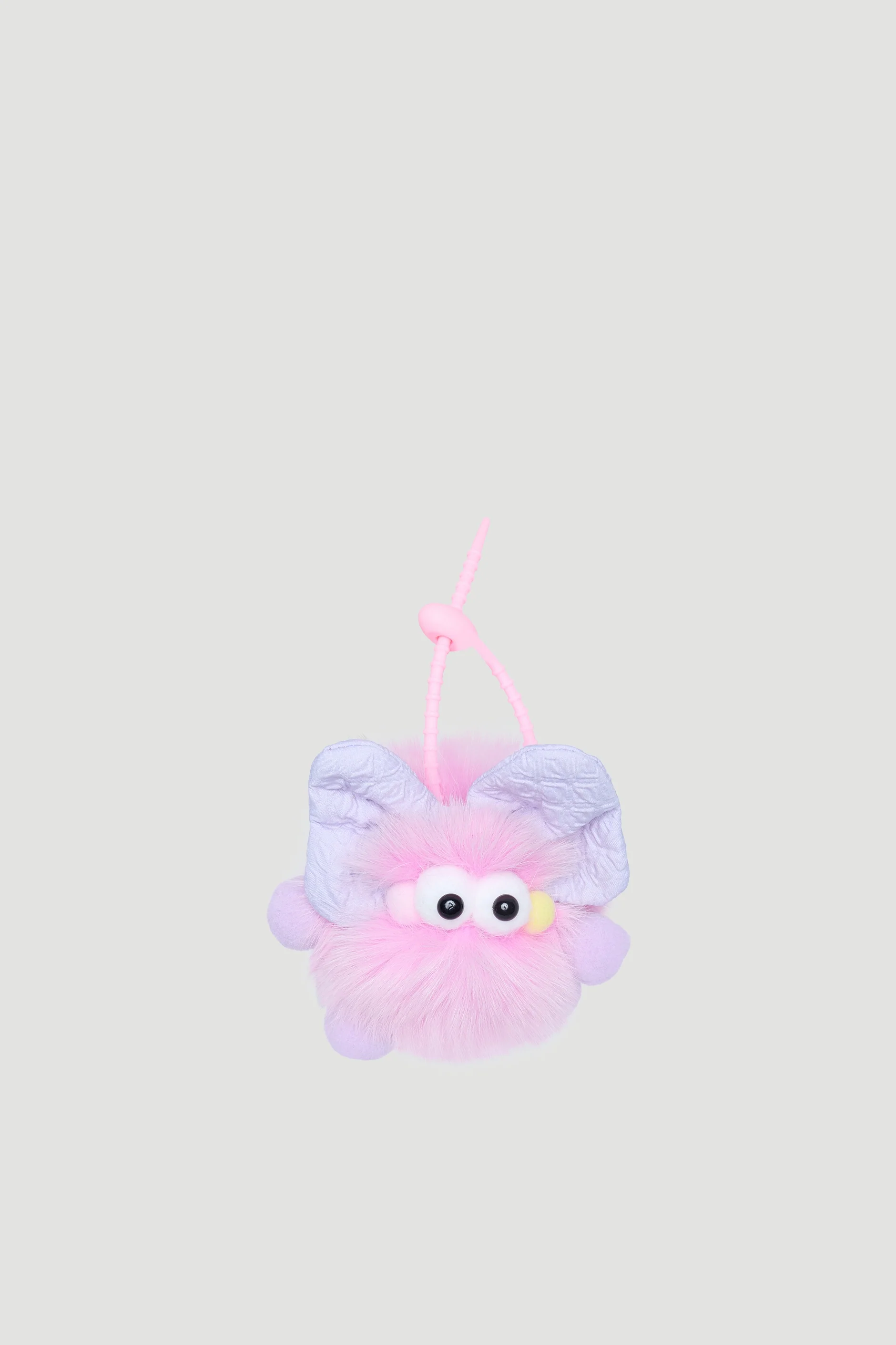 Girls Fluffy Monster Bag Charm