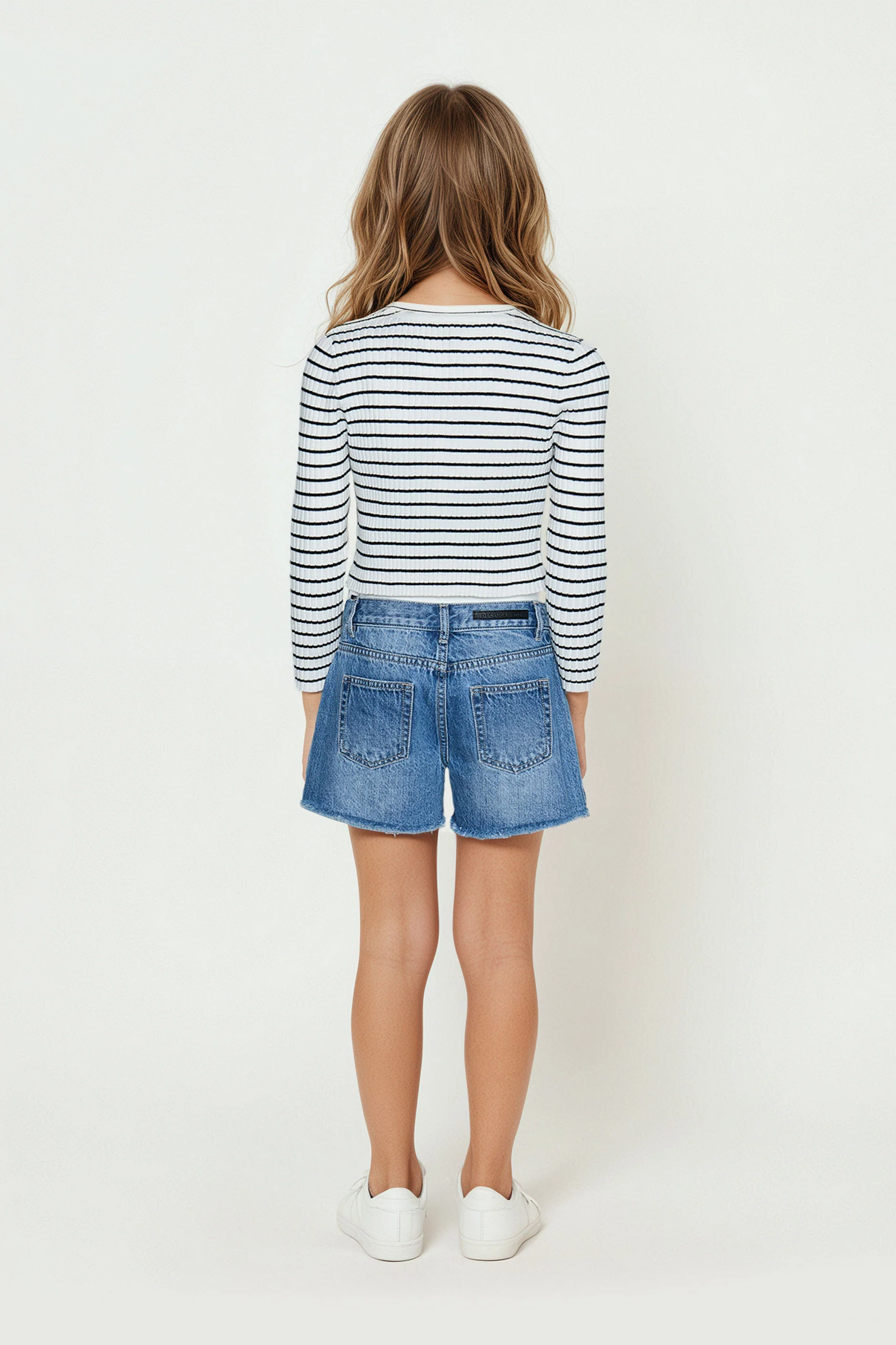 Girls Greta Button Top - Image 4