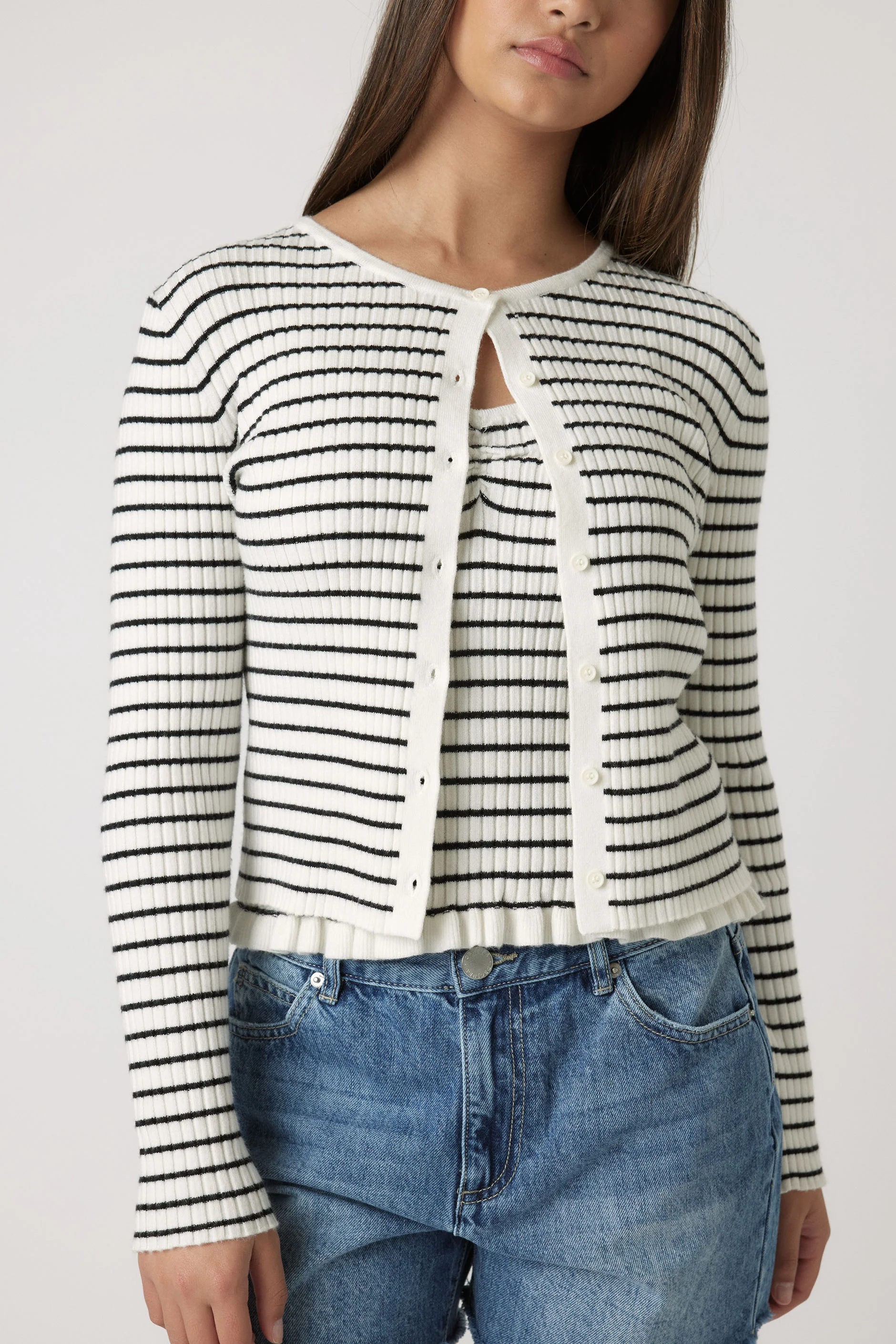 Girls Greta Button Top - Image 5