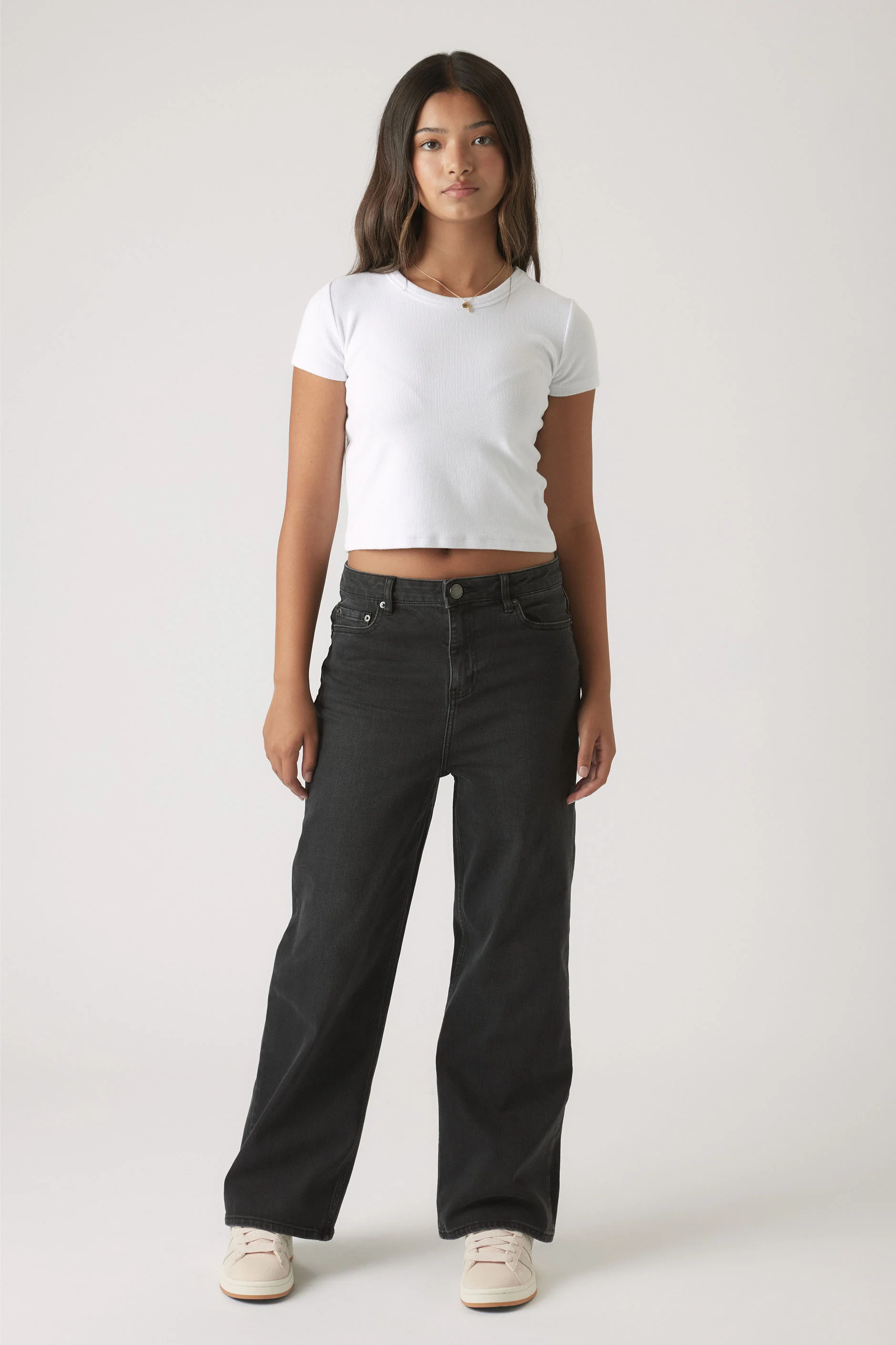 Girls Hailey Wide Leg Jean