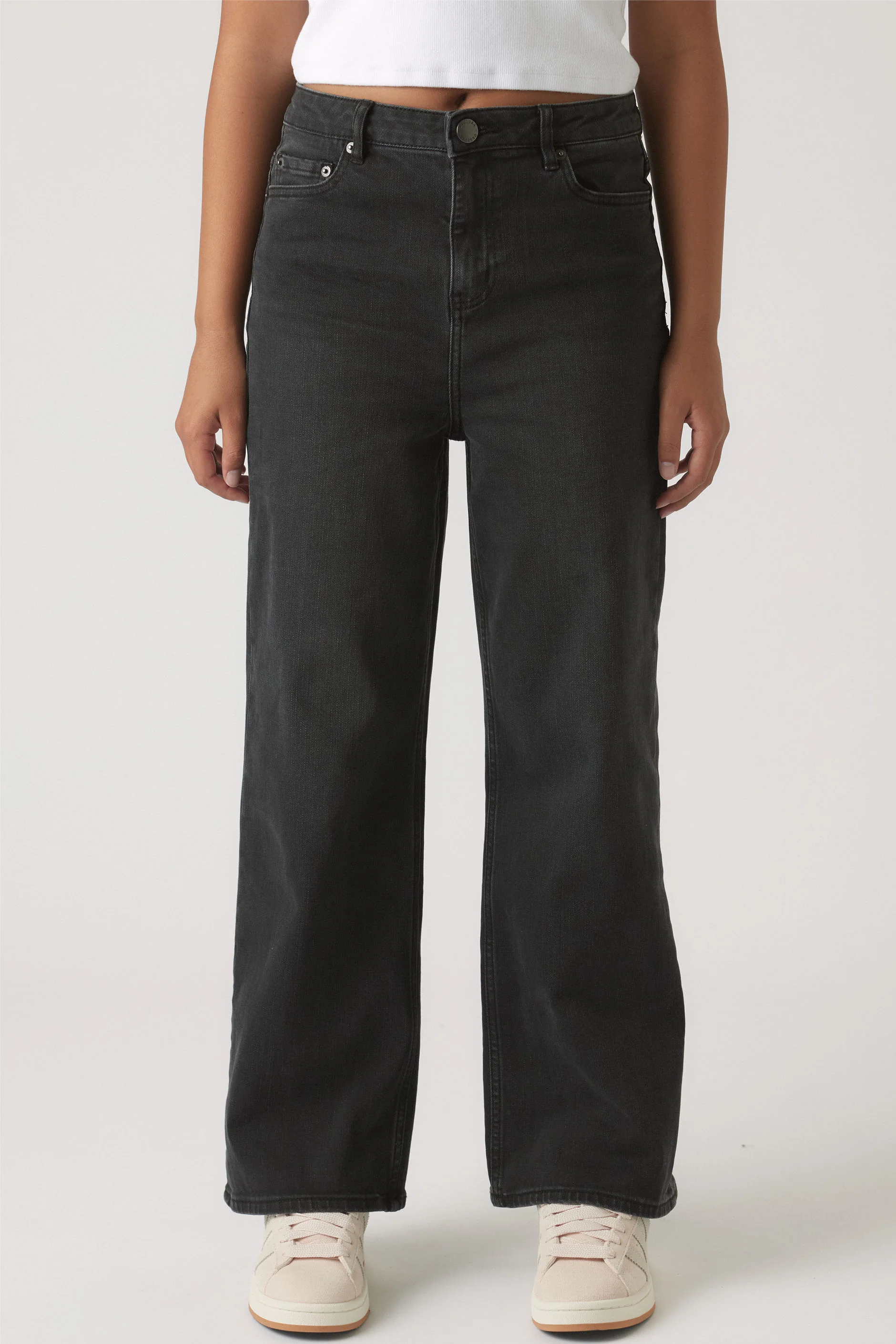 Girls Hailey Wide Leg Jean - Image 2
