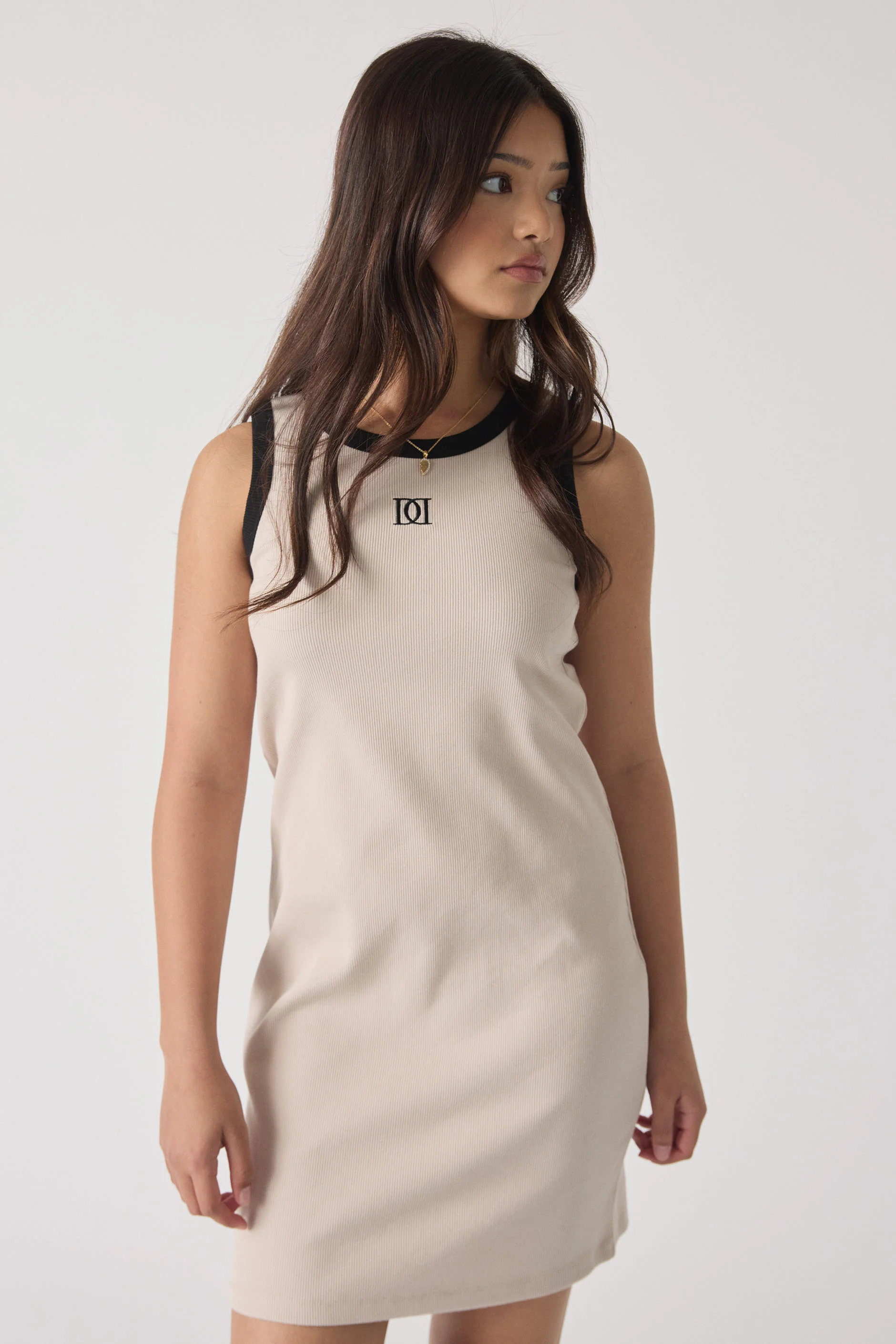 Girls Harper Monogram Dress - Image 2