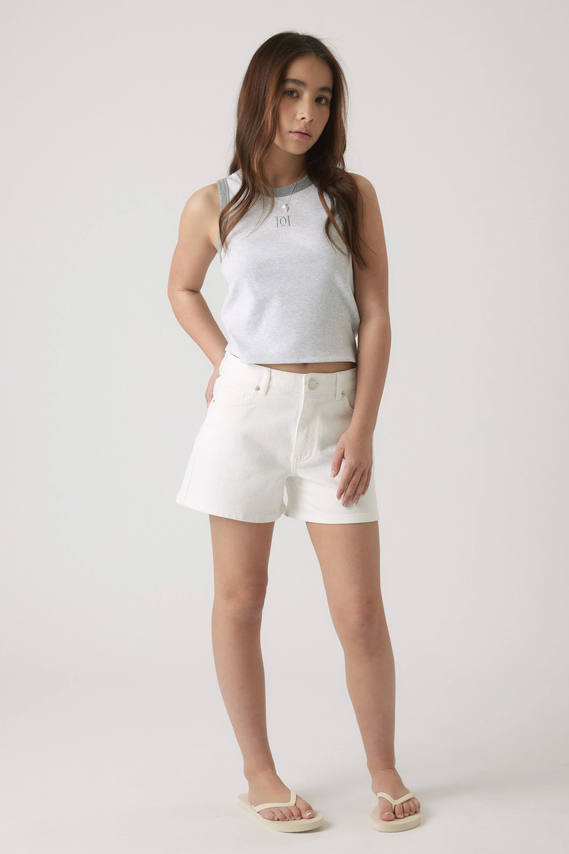 Girls Harper Monogram Tank