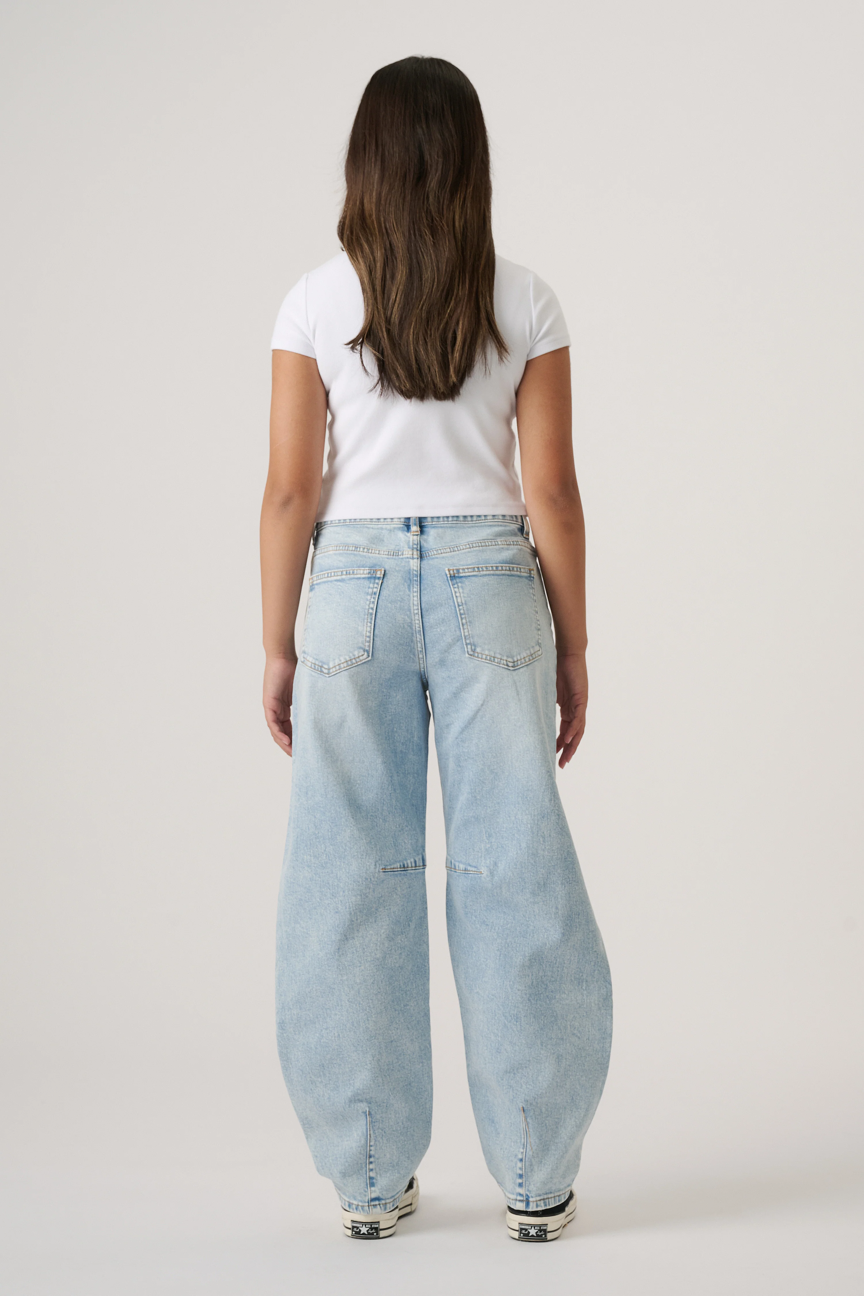 Girls Hazel Barrel Leg Jeans - Image 3