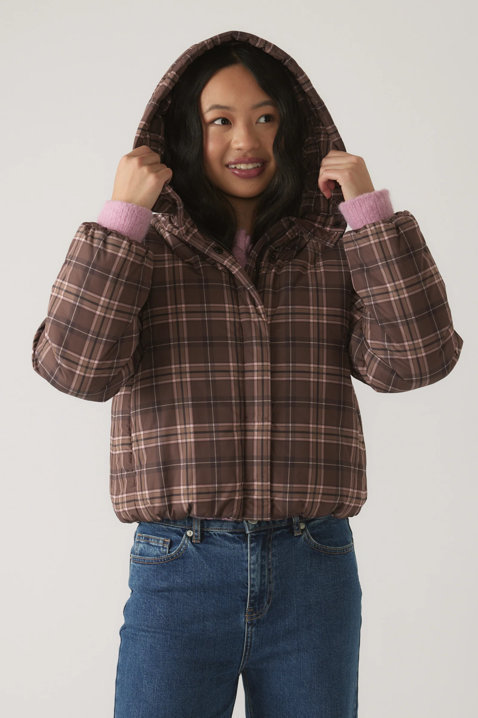 Girls Hooded Puffer Jacket - Image 2