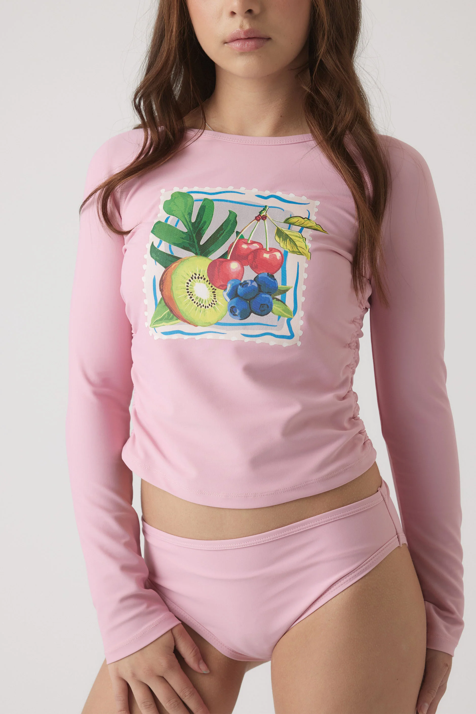 Girls Long Sleeve Swim Set - Image 2