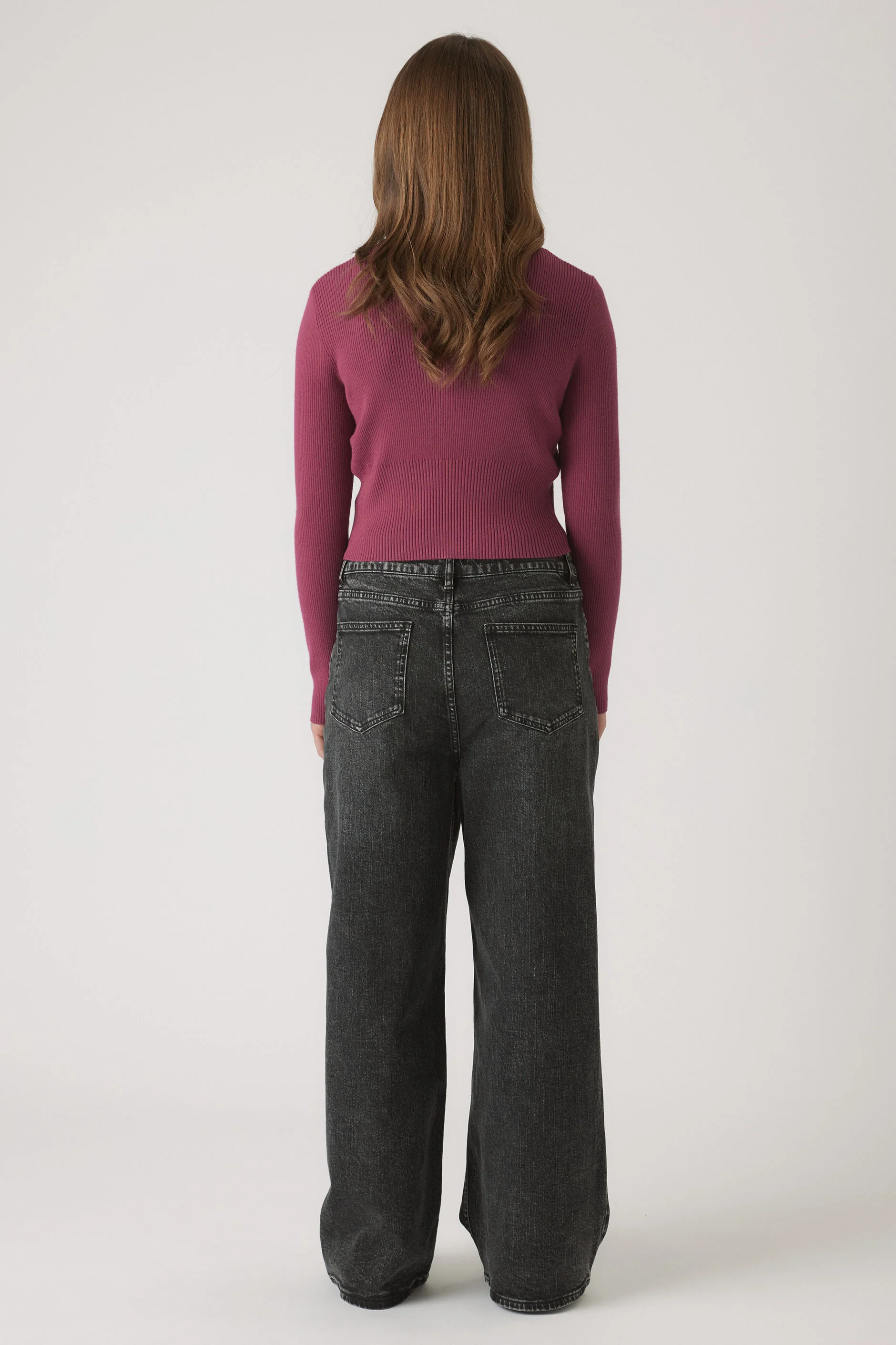 Girls Matilda Zip Up Knit - Image 3