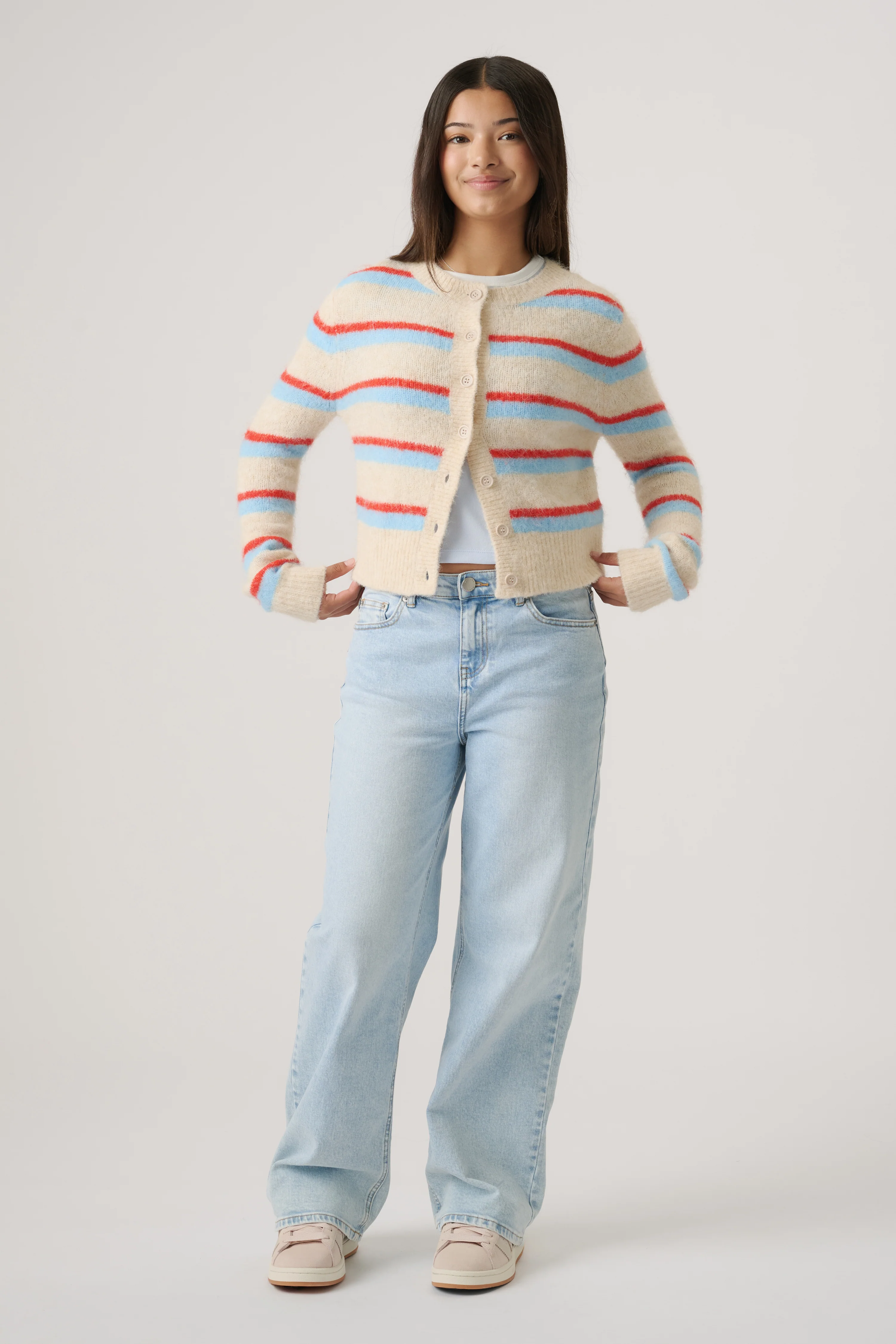 Girls Mia Cropped Cardigan