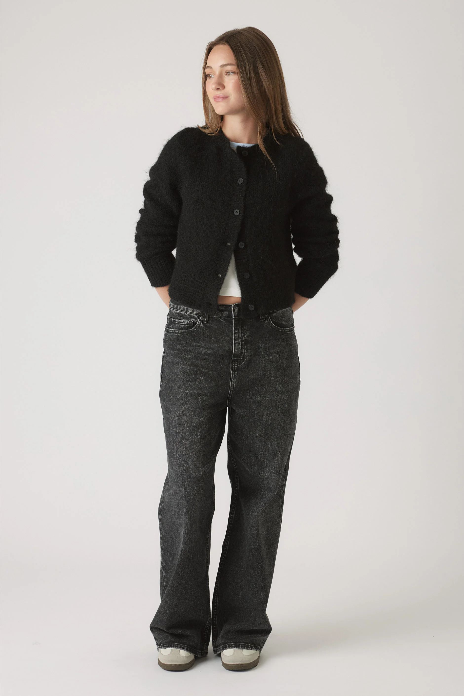 Girls Mia Fluffy Cardigan