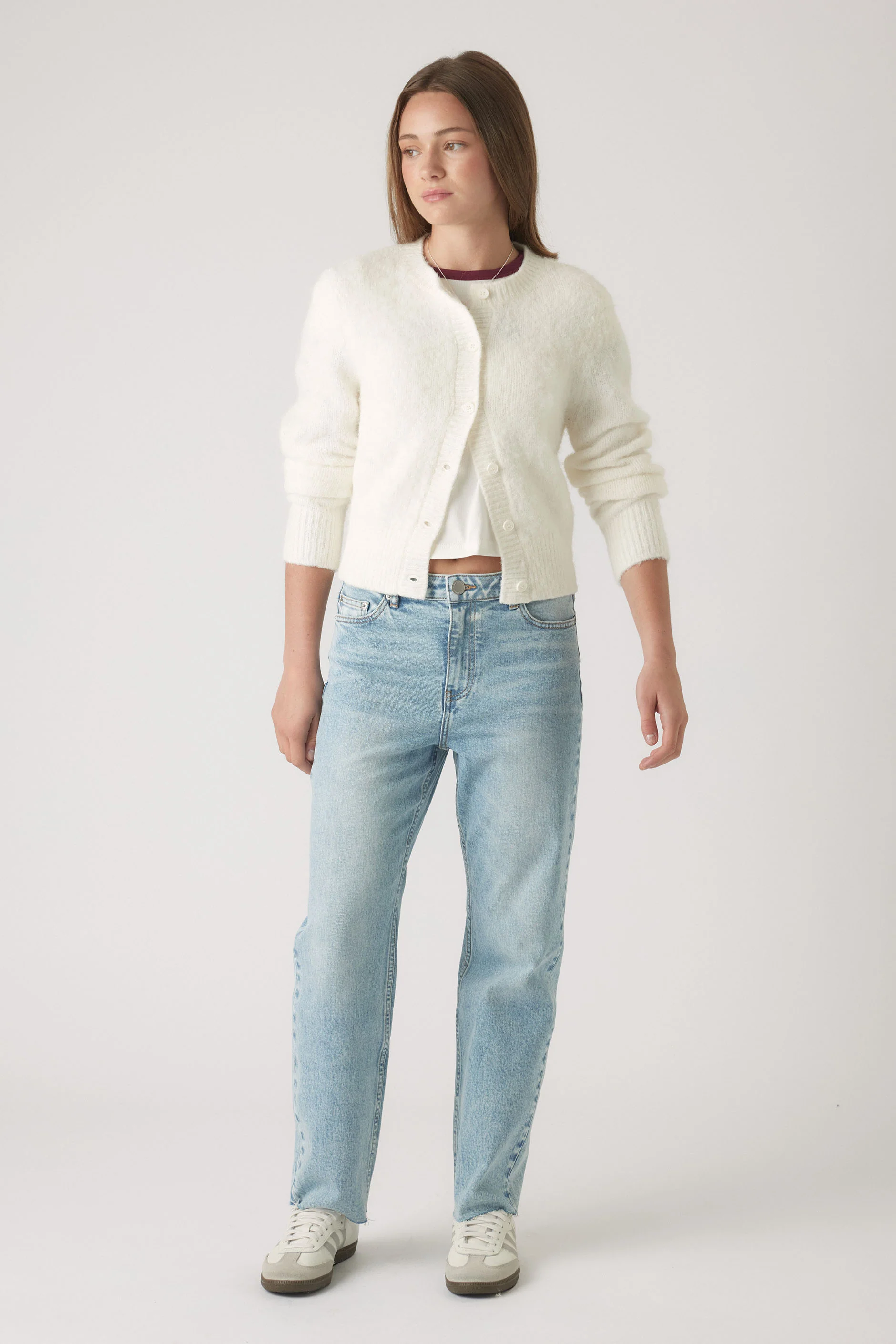 Girls Mia Fluffy Cardigan
