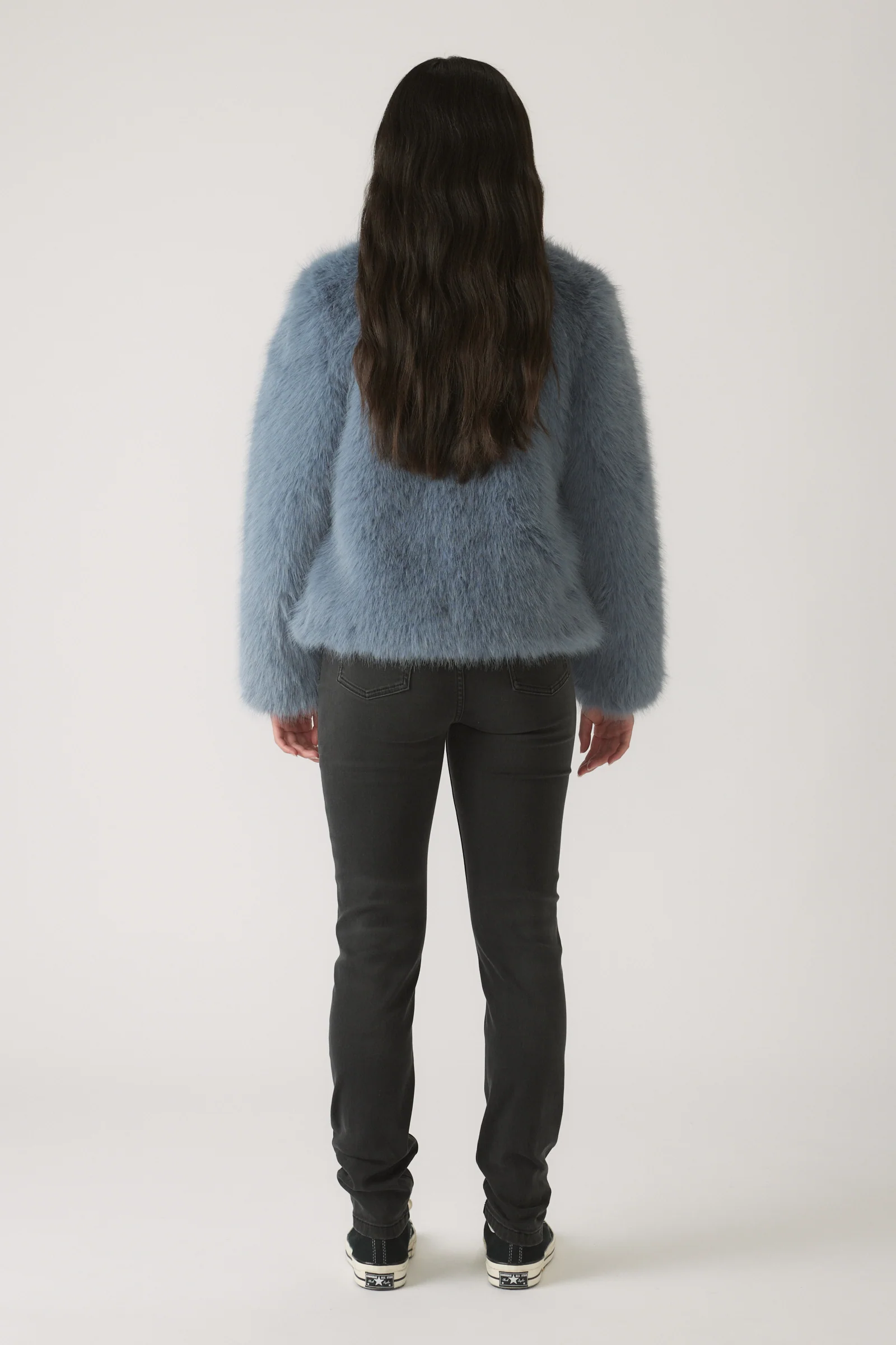 Girls Natasha Faux Fur Jacket - Image 3